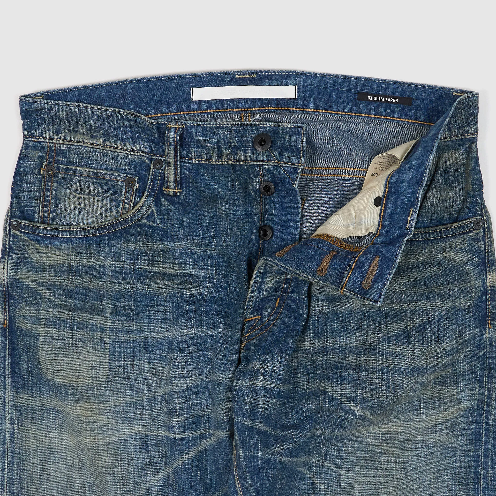 Master Craft Slim Tapered 5-Pocket Jeans