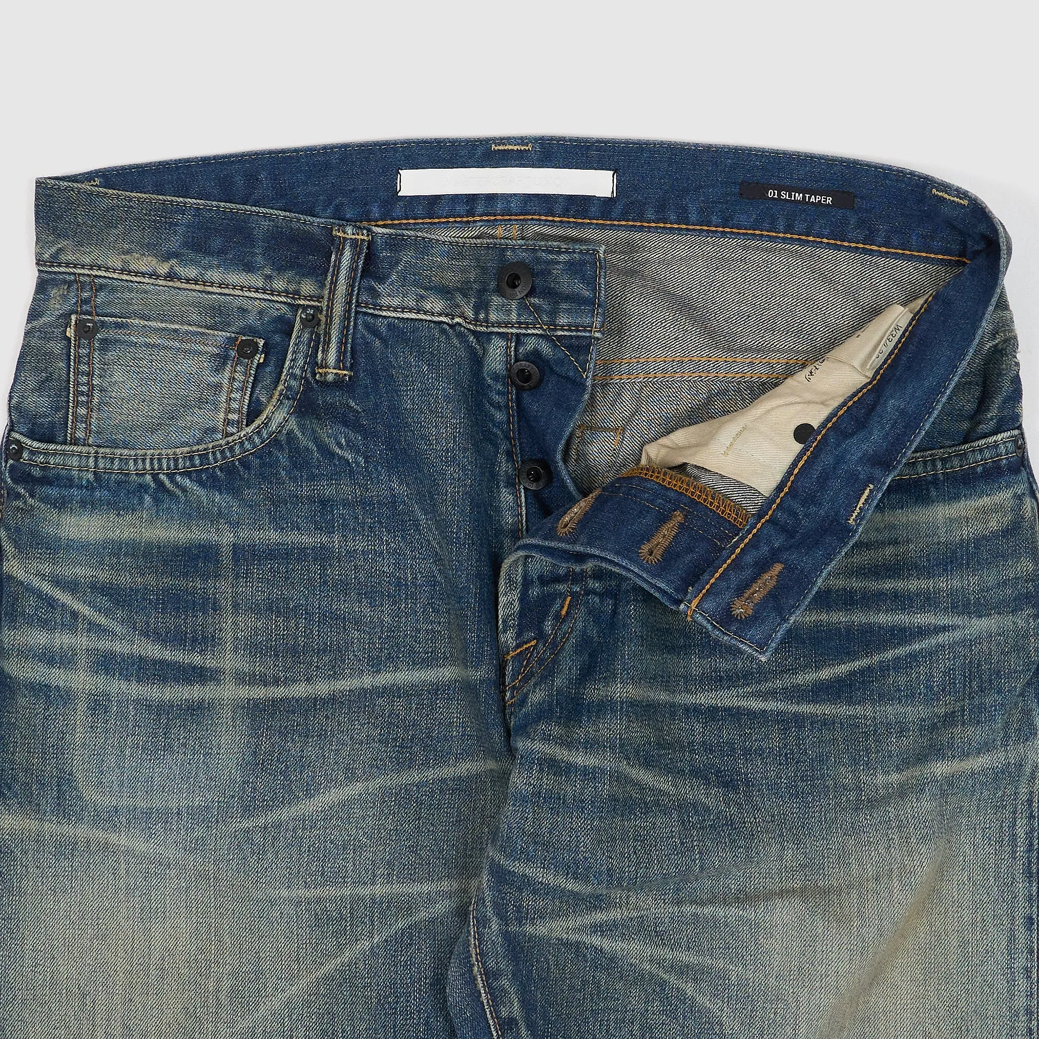 Master Craft Slim Tapered 5-Pocket Jeans