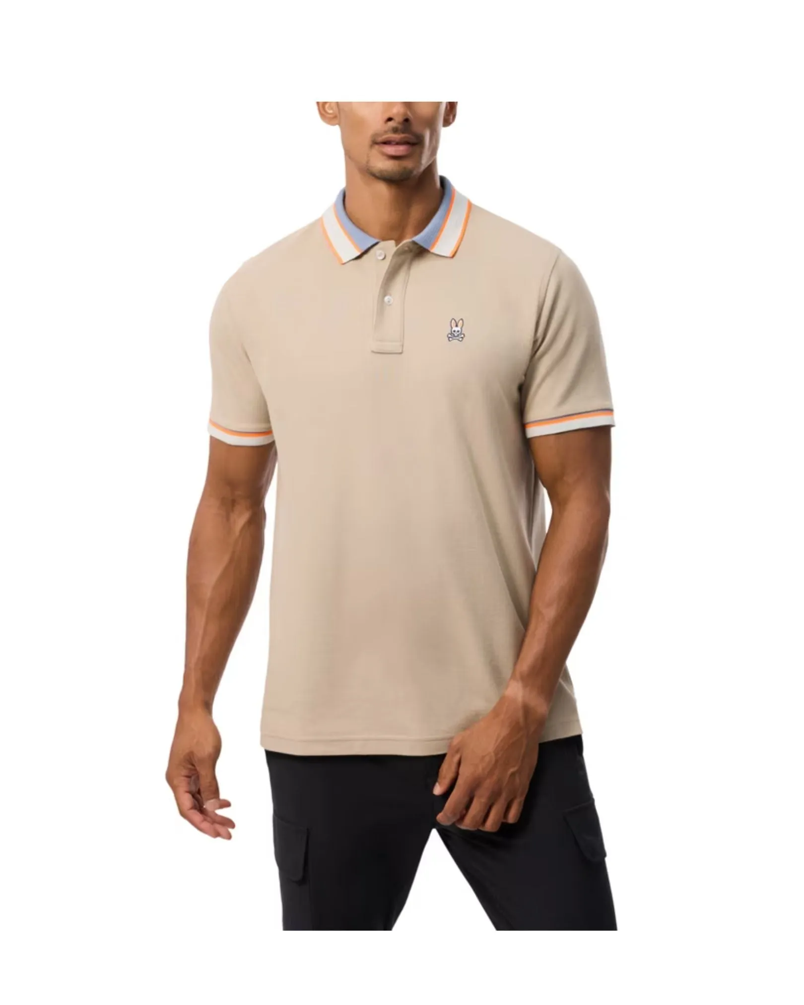 Medina Pique Polo - Stone