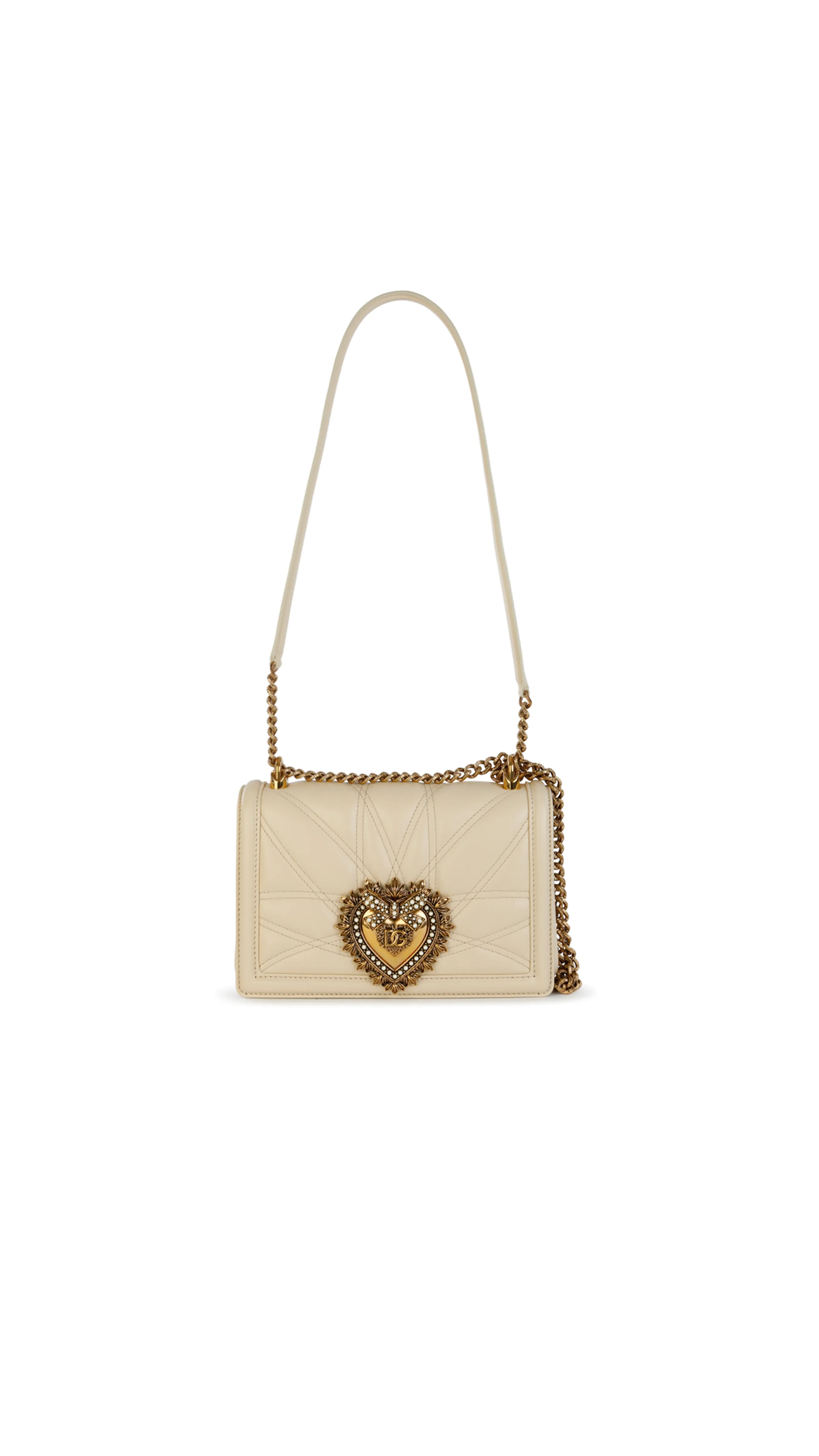 Classic Ivory Shoulder Purse