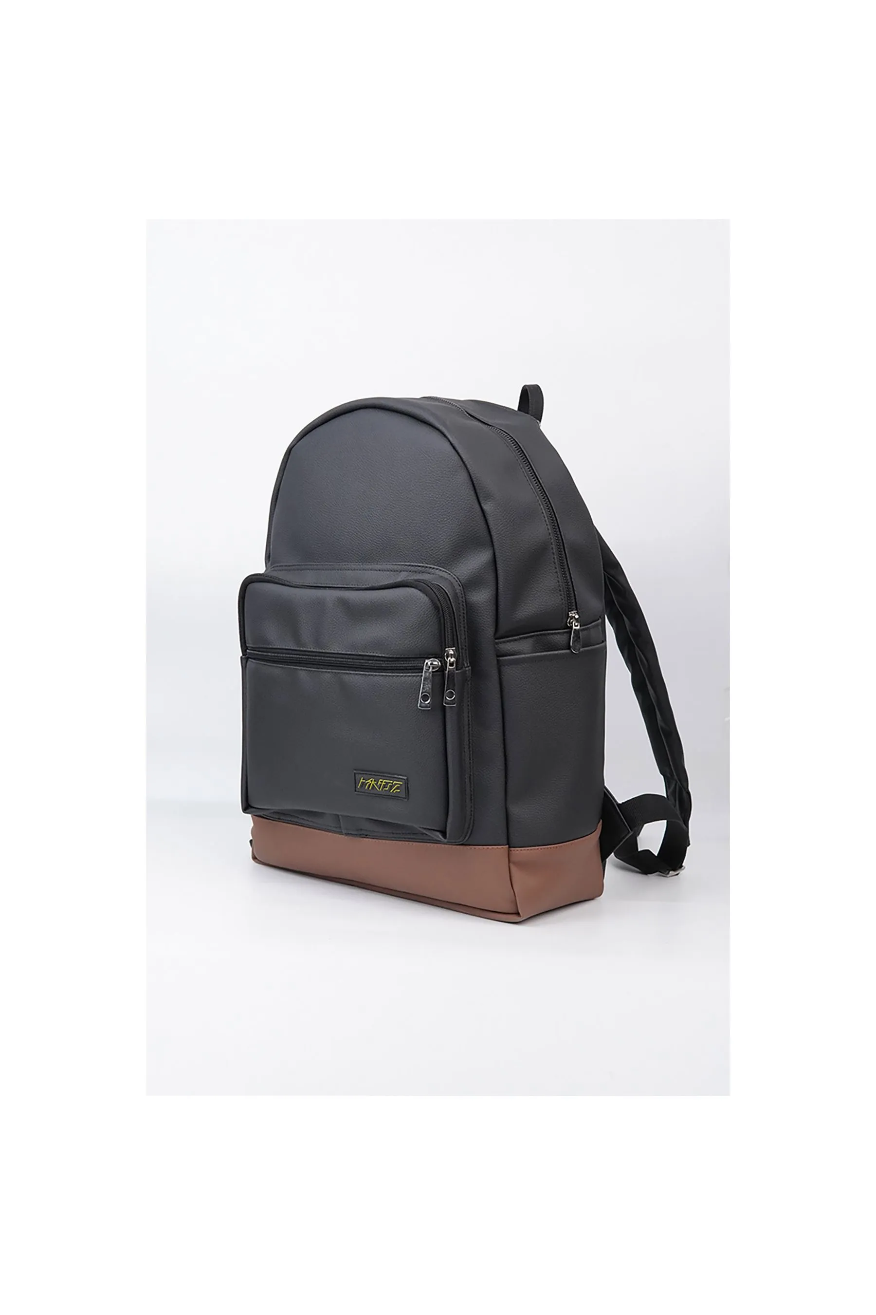 Black and Brown Multicolor Men's Backpack by MENDEEZ