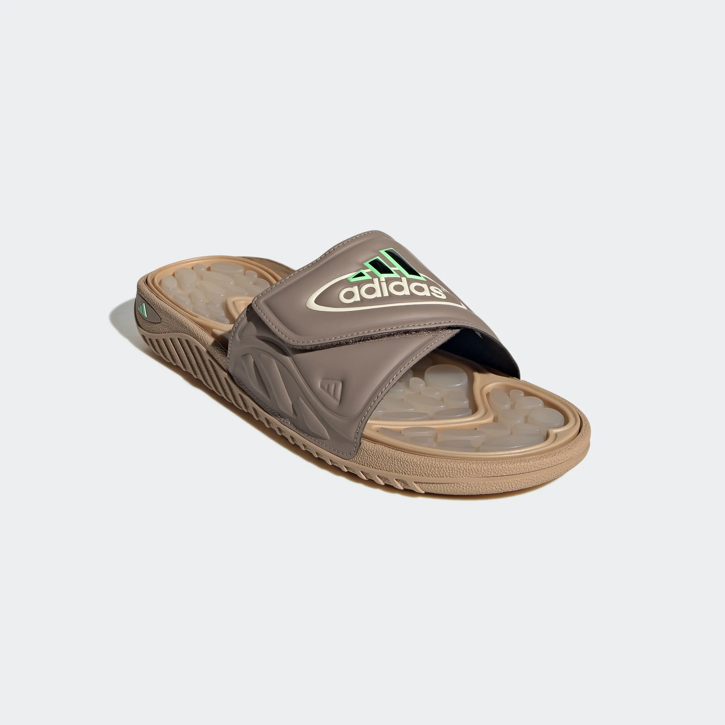 Men's adidas Originals Reptossage Slides Chalky Brown