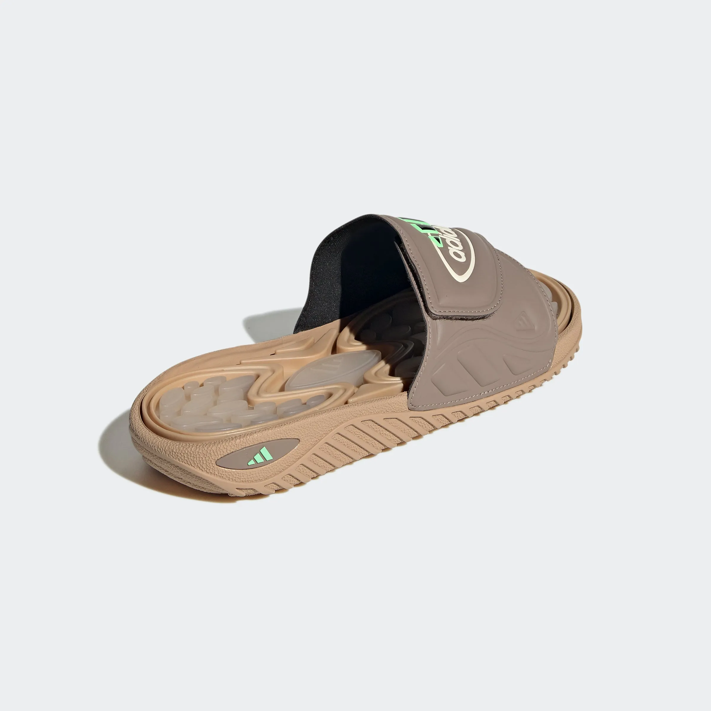 Men's adidas Originals Reptossage Slides Chalky Brown