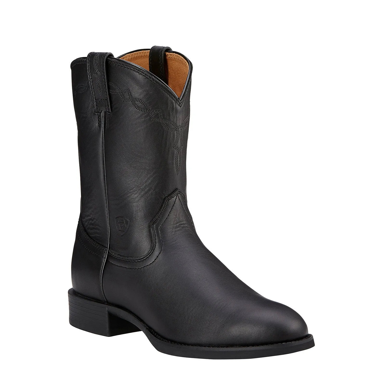 Men's Black Heritage Roper Boots