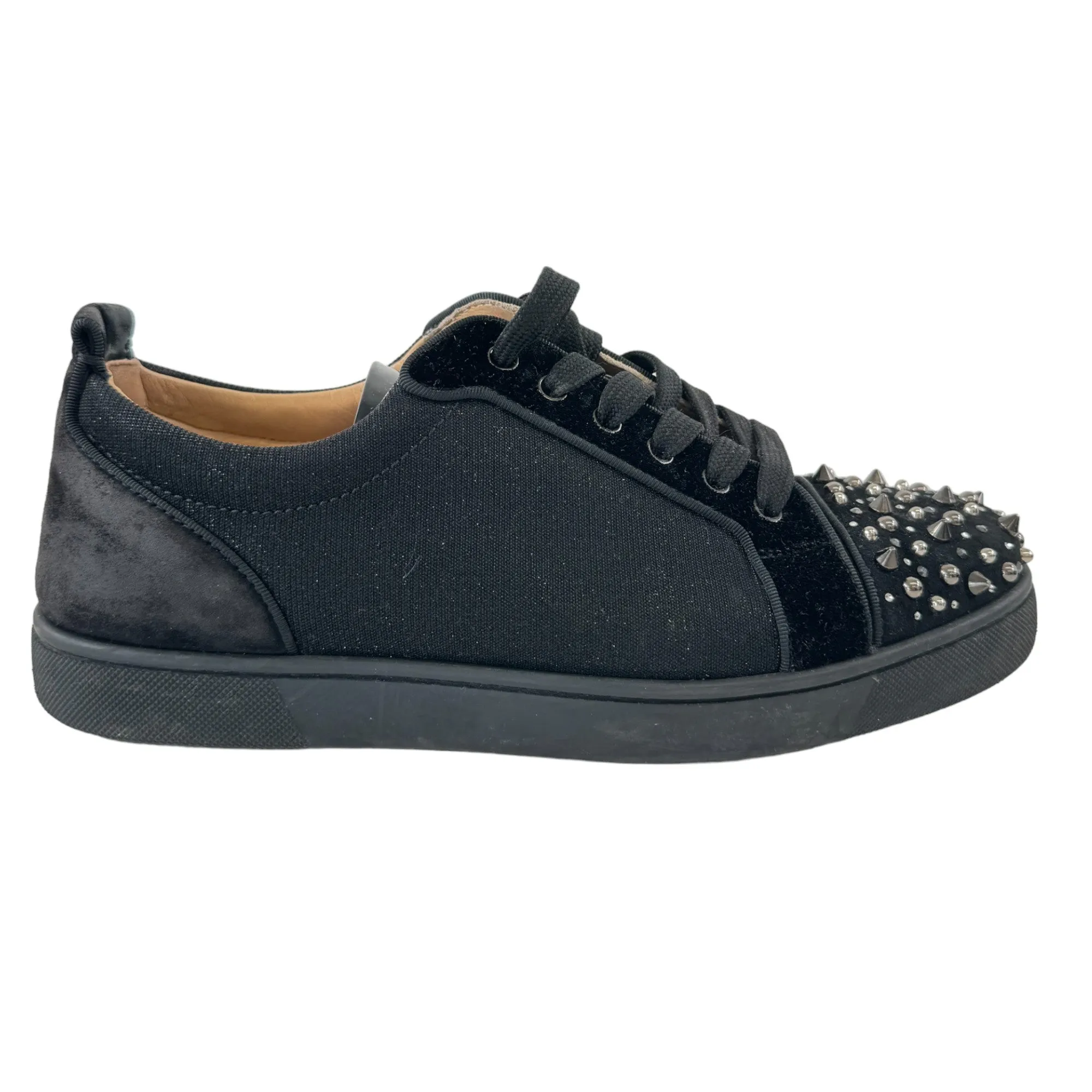 Men's Black Low Top Junior Spikes Trainers - Size EU 41 / UK 7