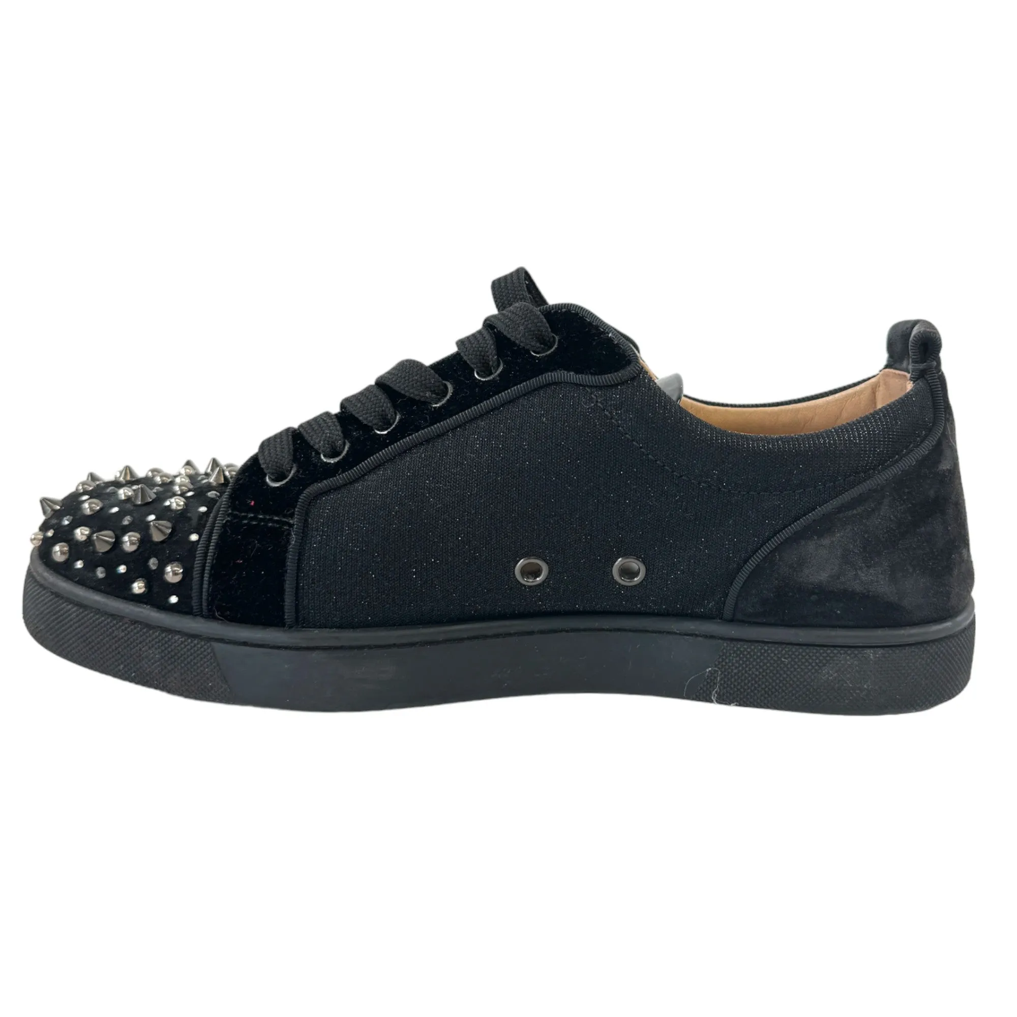 Men's Black Low Top Junior Spikes Trainers - Size EU 41 / UK 7