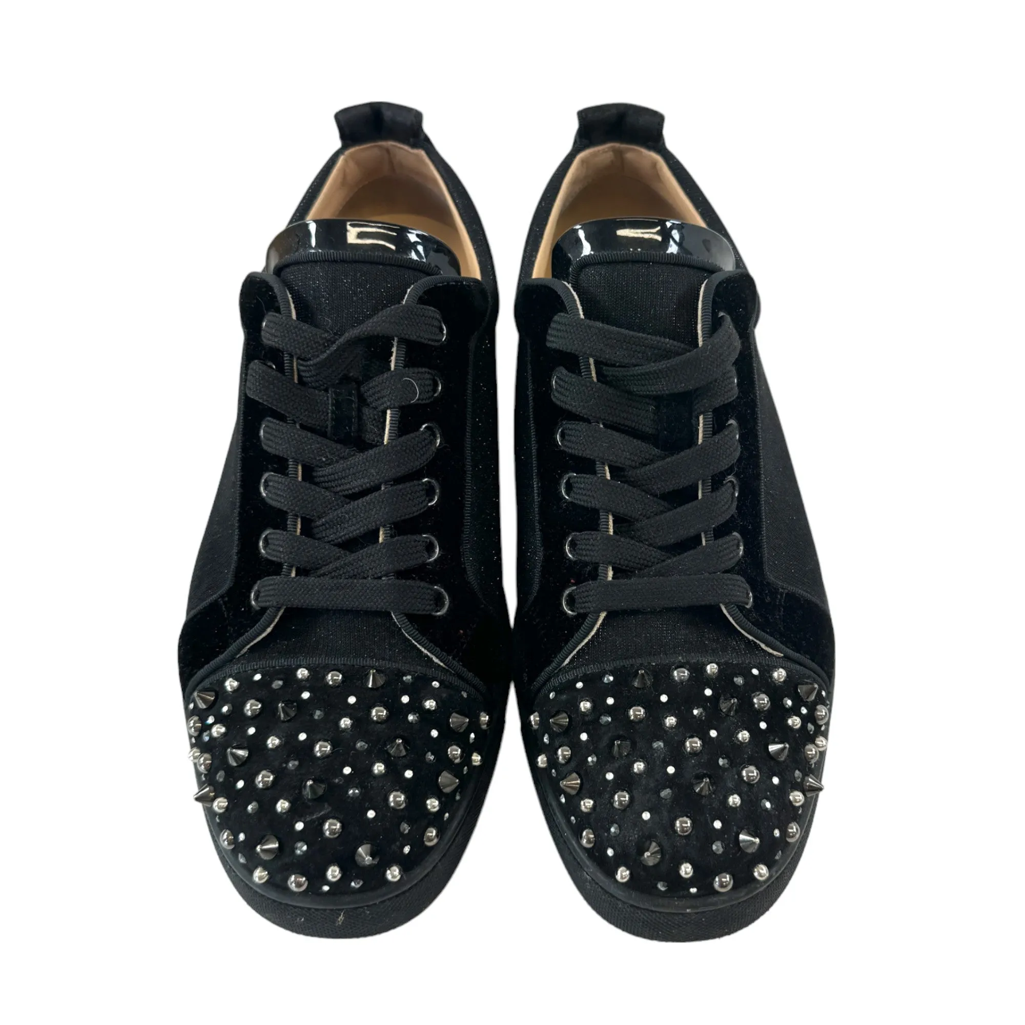 Men's Black Low Top Junior Spikes Trainers - Size EU 41 / UK 7