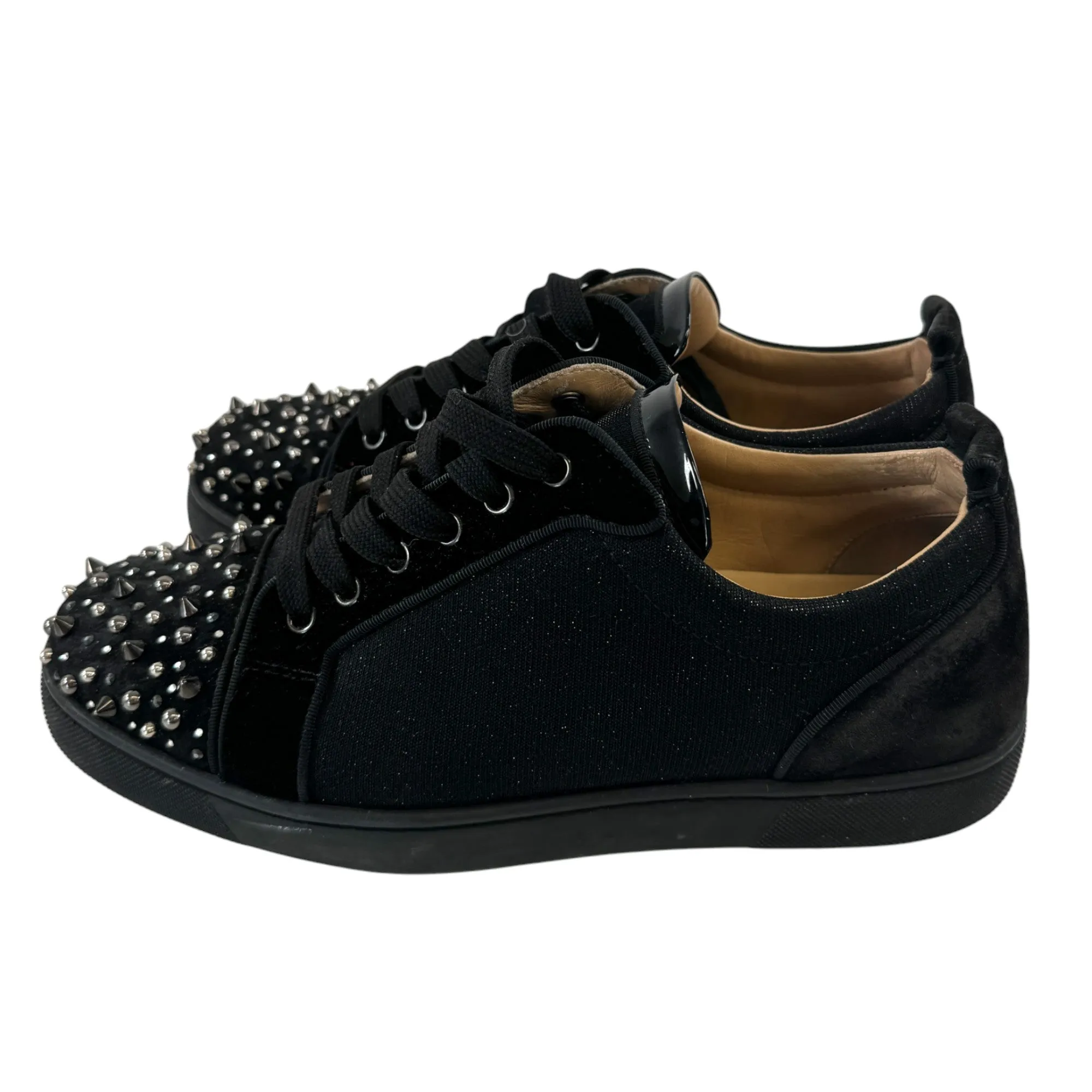 Men's Black Low Top Junior Spikes Trainers - Size EU 41 / UK 7