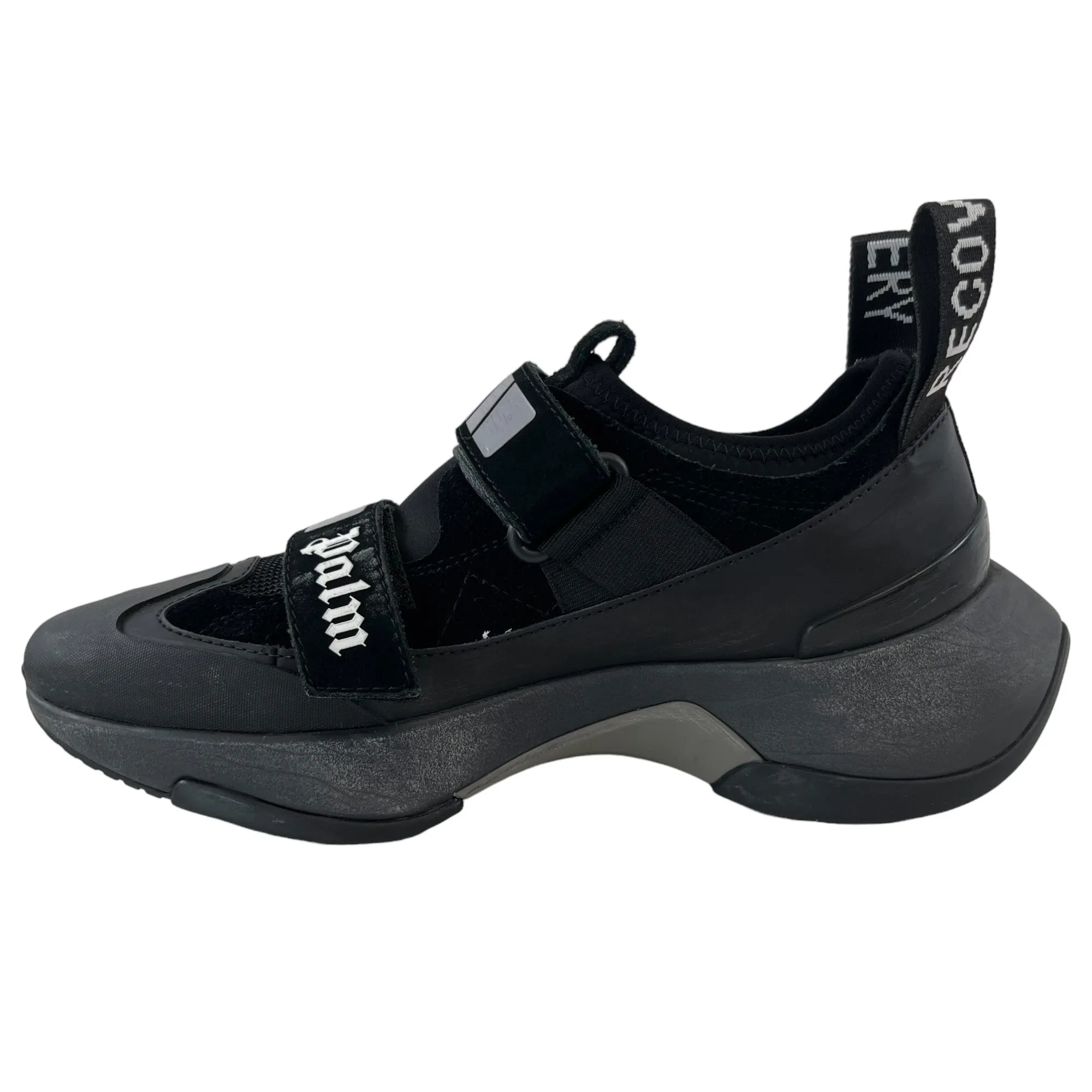 Men's Black Low Trainers EU 41 UK 7 Size Recovery.