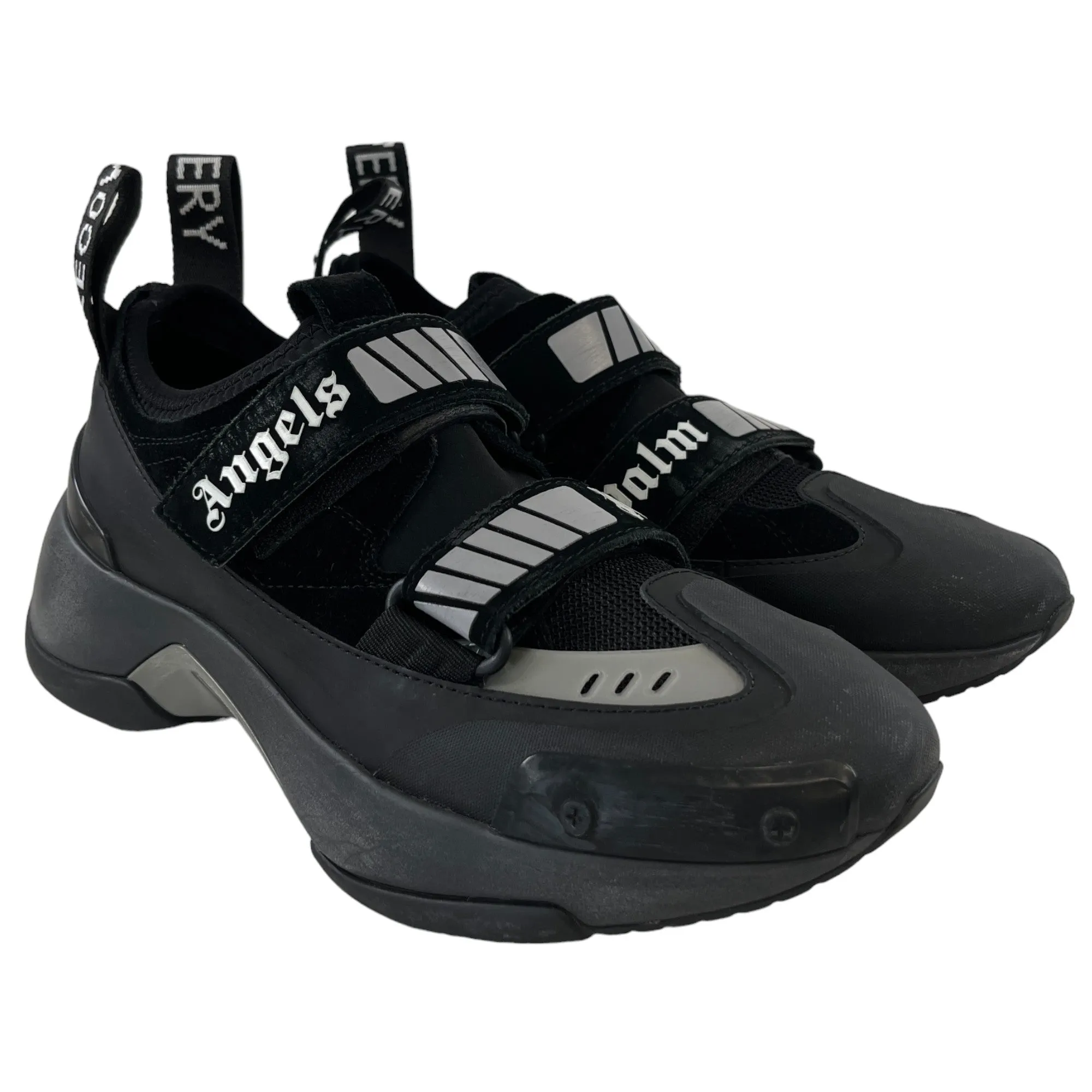 Men's Black Low Trainers EU 41 UK 7 Size Recovery.