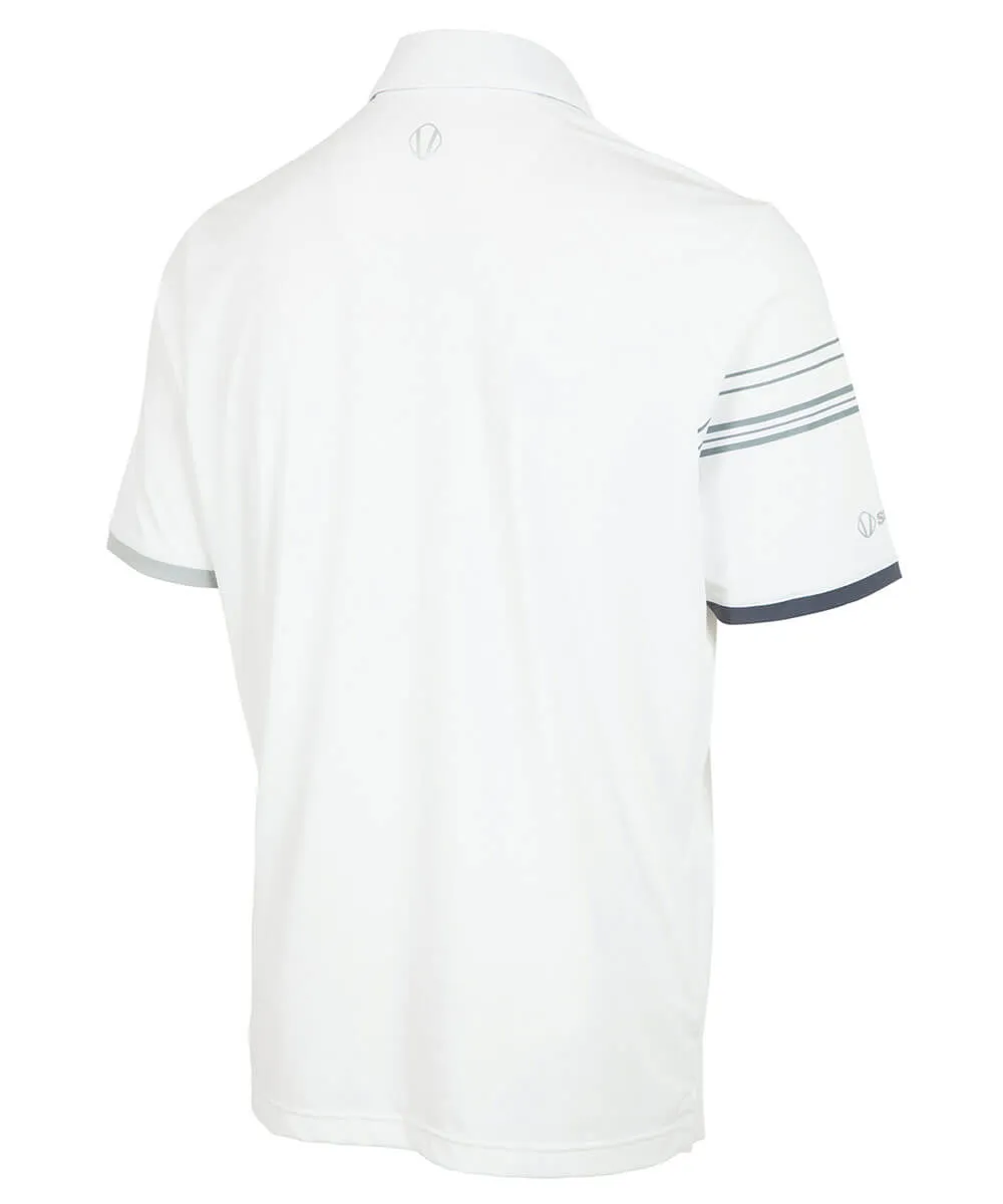 Men's Cooper Half-Stripe Short Sleeve Polo Shirt