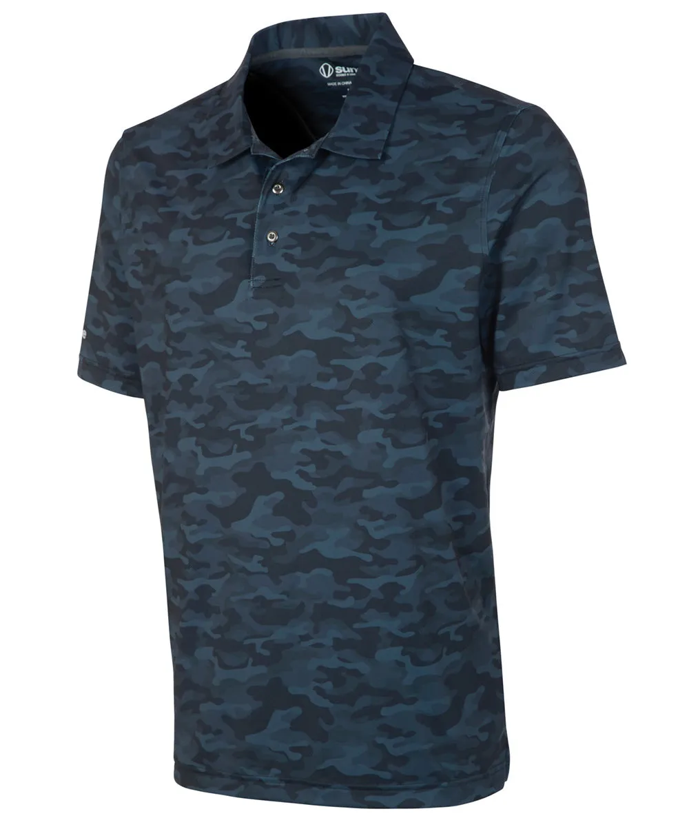 Men's Martin Camo Print Short Sleeve Polo Shirt