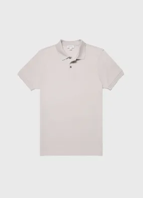 Men's Piqué Polo Shirt in Putty