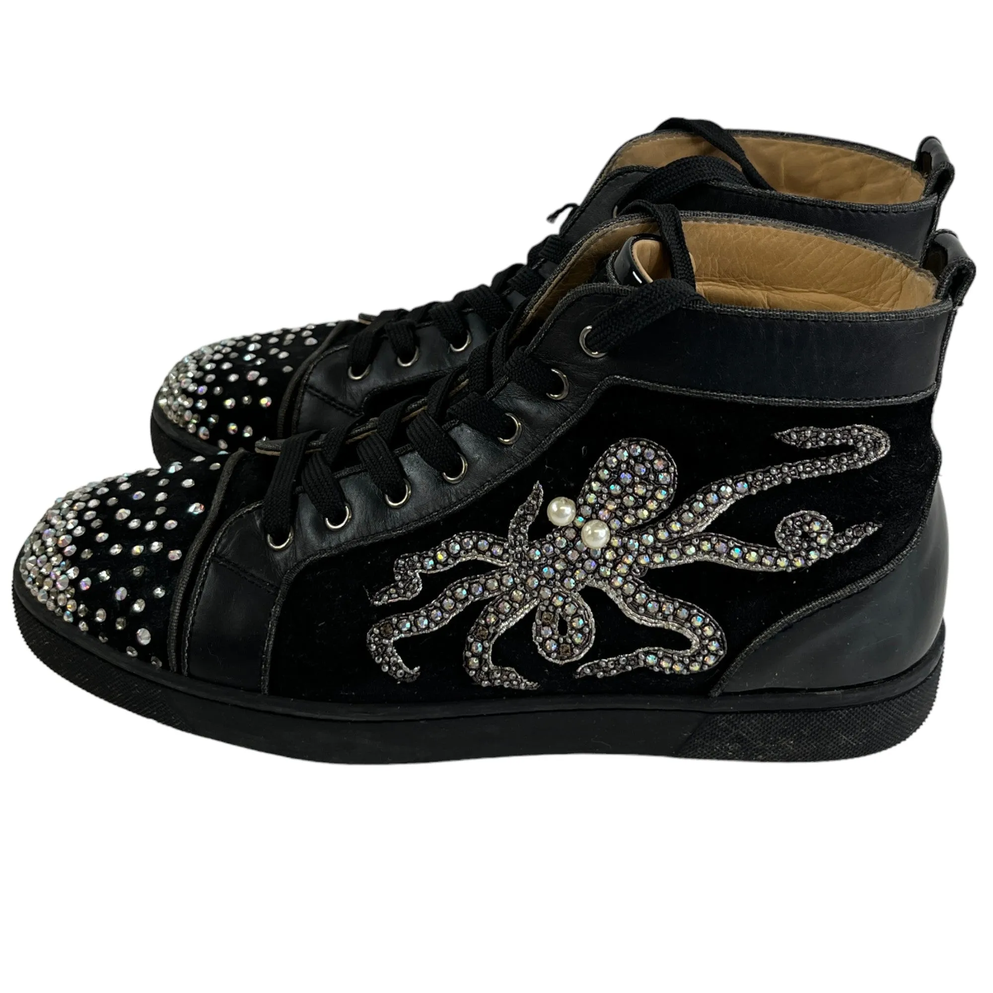 Black Rantus Crystal Octopus High Trainers EU 43.5 / UK 9.5