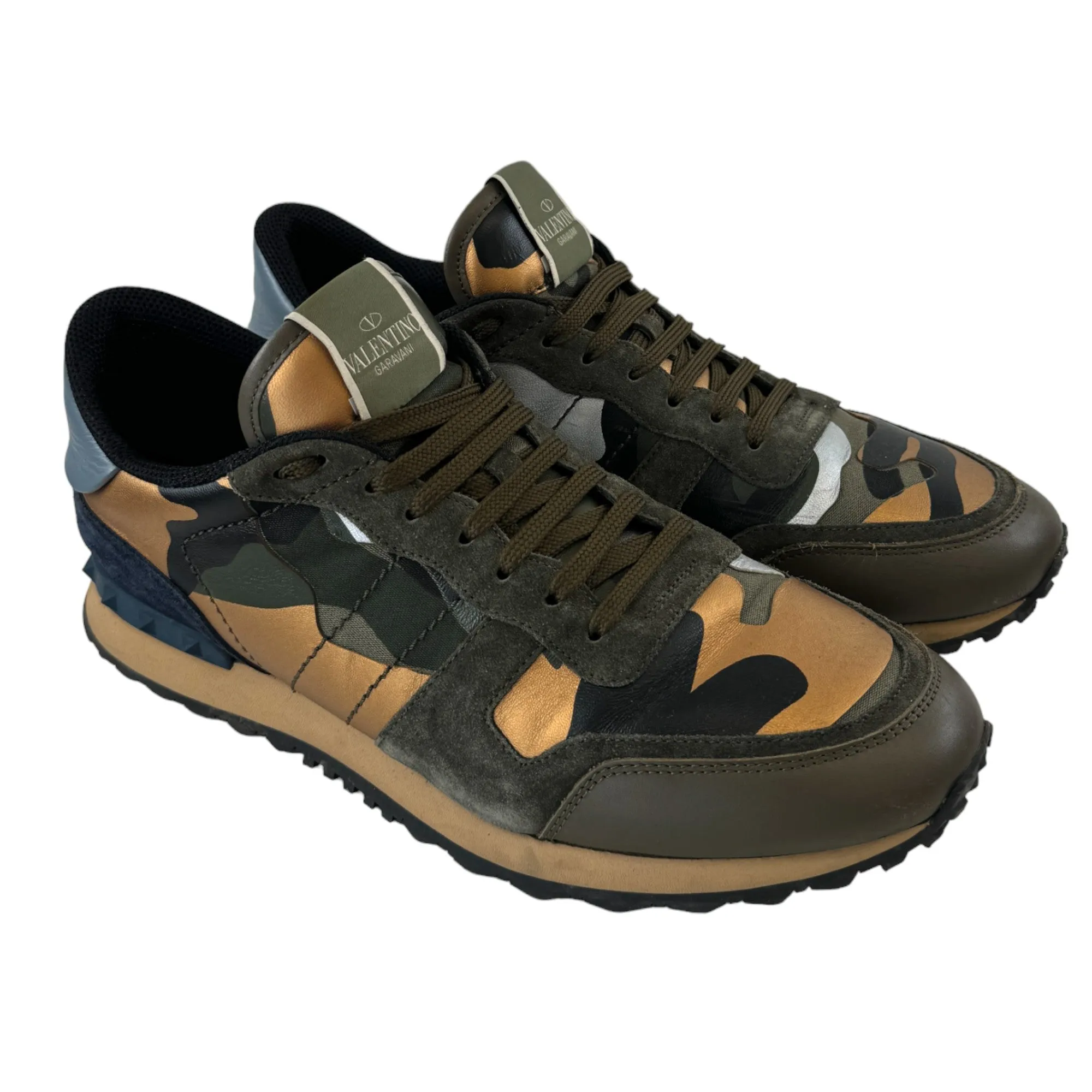 Green Camouflage Men's Low Trainers EU 45 / UK 11