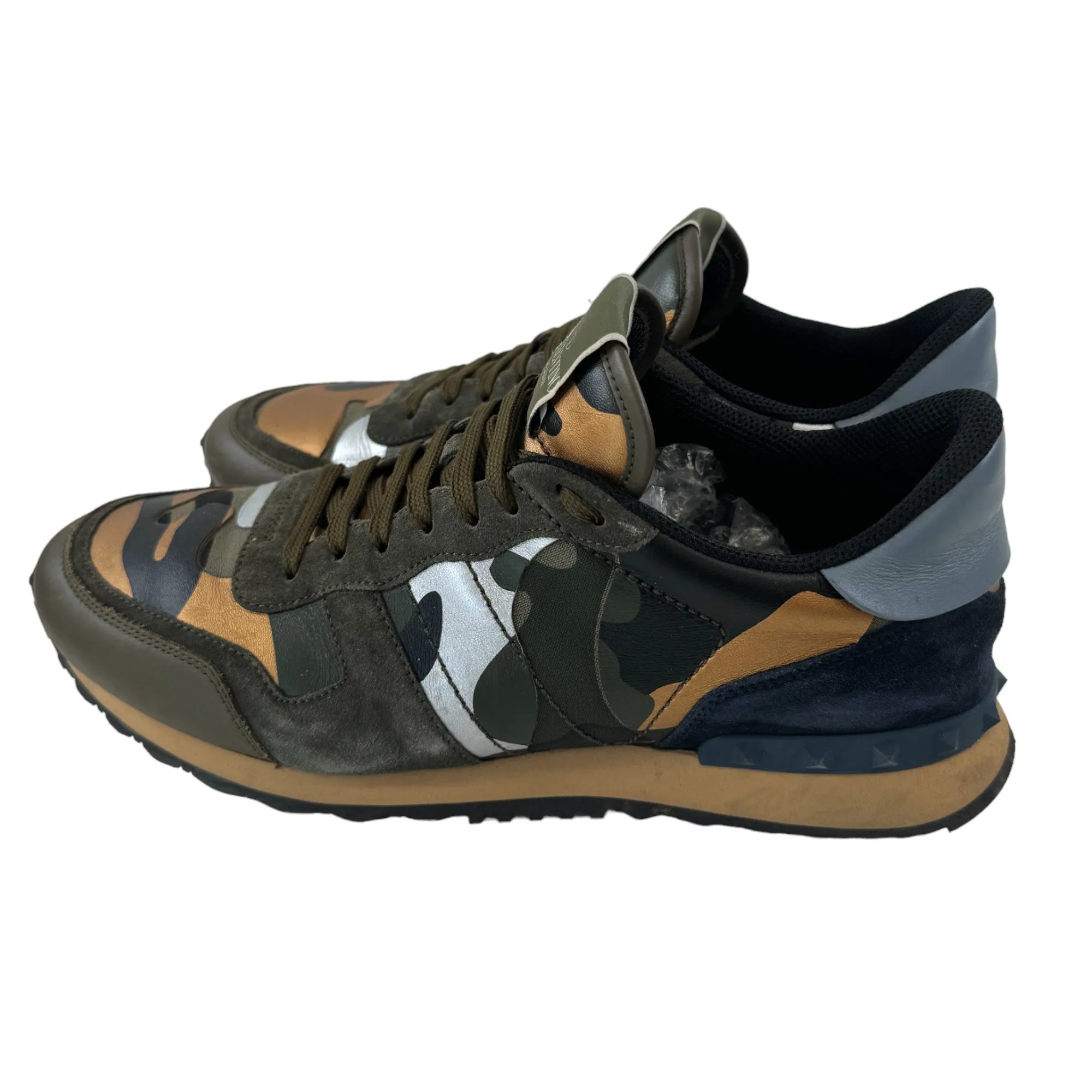 Green Camouflage Men's Low Trainers EU 45 / UK 11