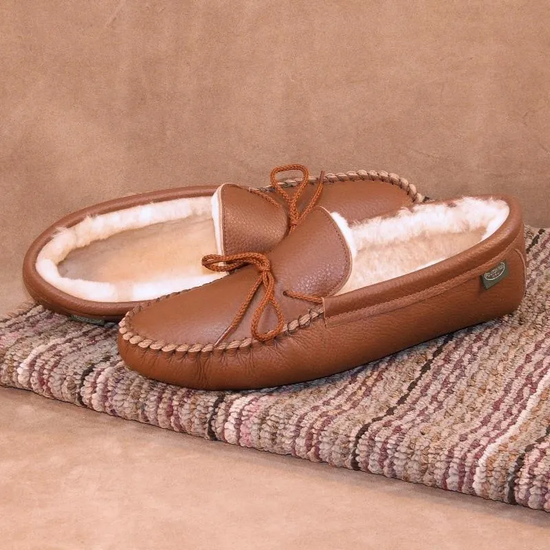 USA-Made Men's Sheepskin Slippers | Softsole Footskin 4400S