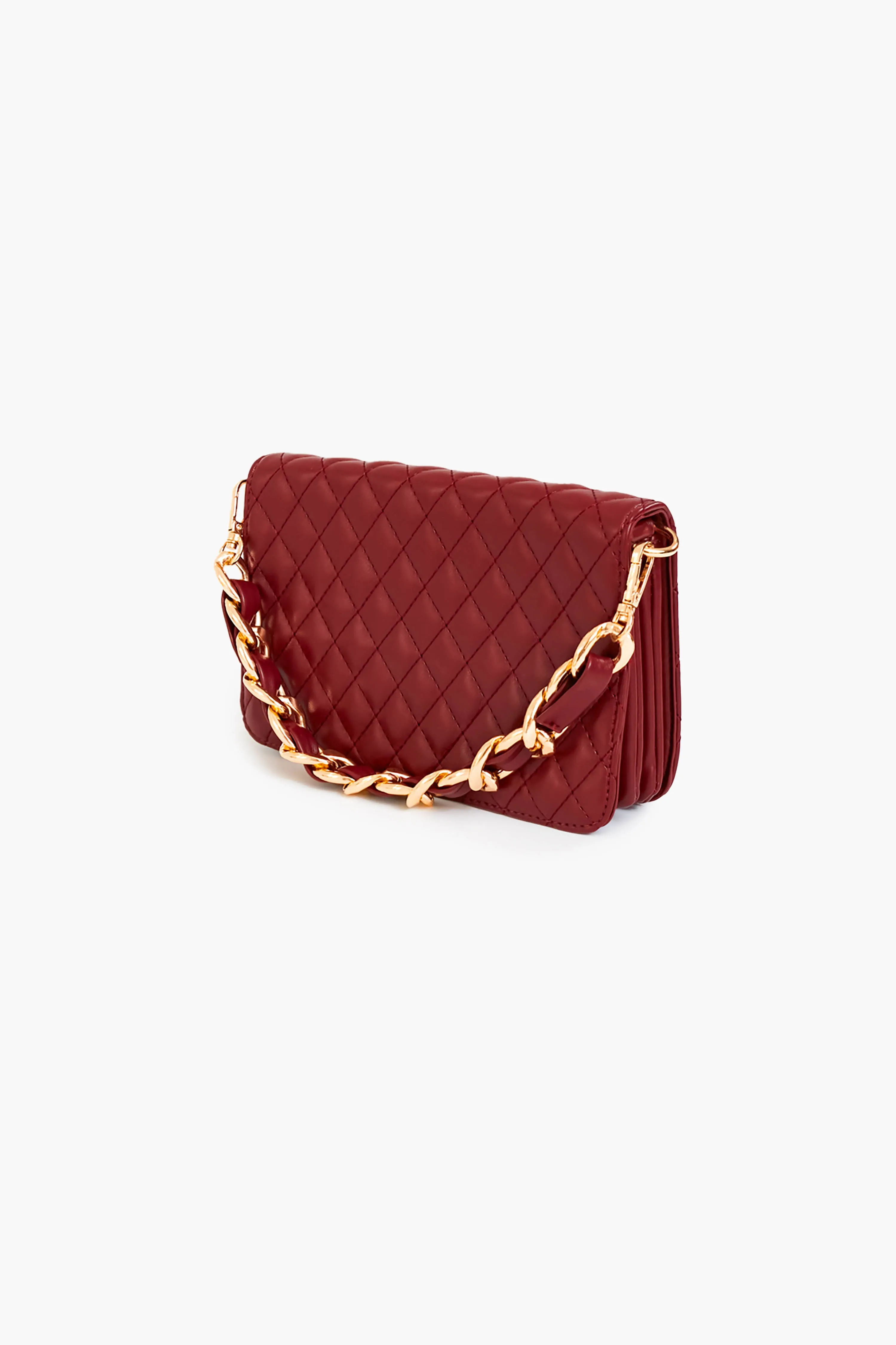 Merlot Karolina Quilted Bag