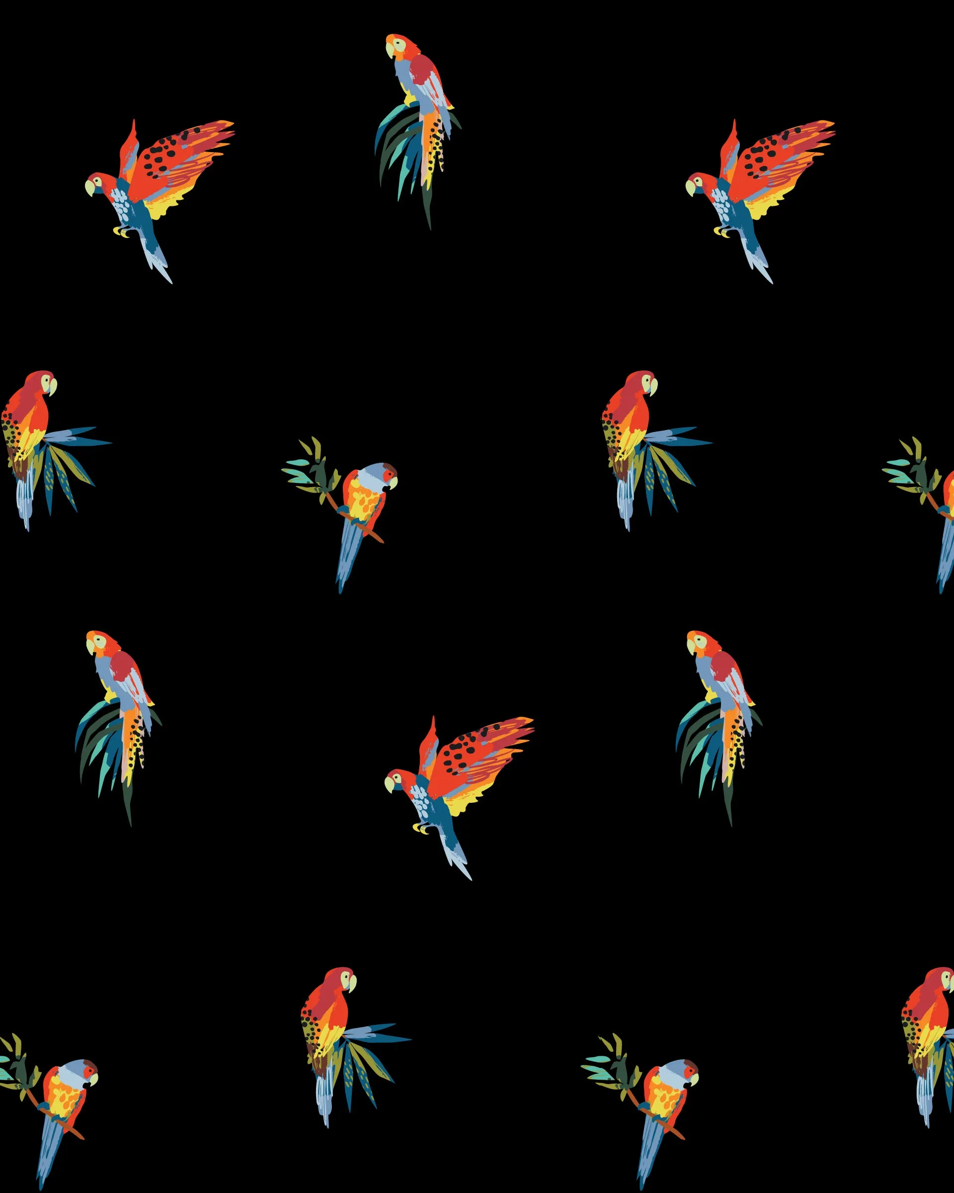 MICRO PARROTS SHORT SLEEVE SHIRT