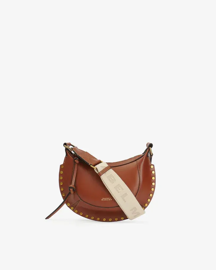 Mini Moon Shoulder Strap | Cognac