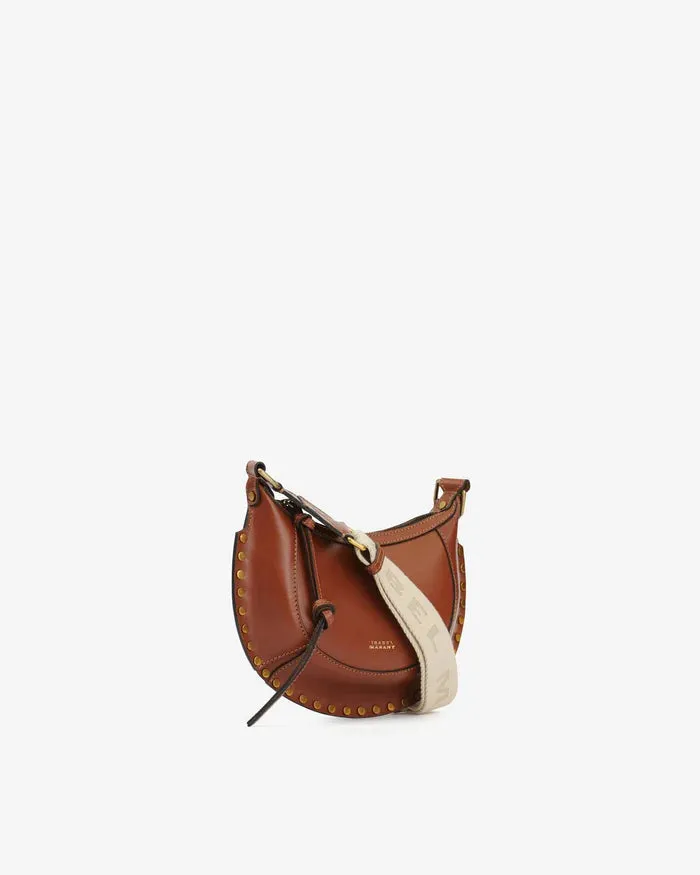 Mini Moon Shoulder Strap | Cognac