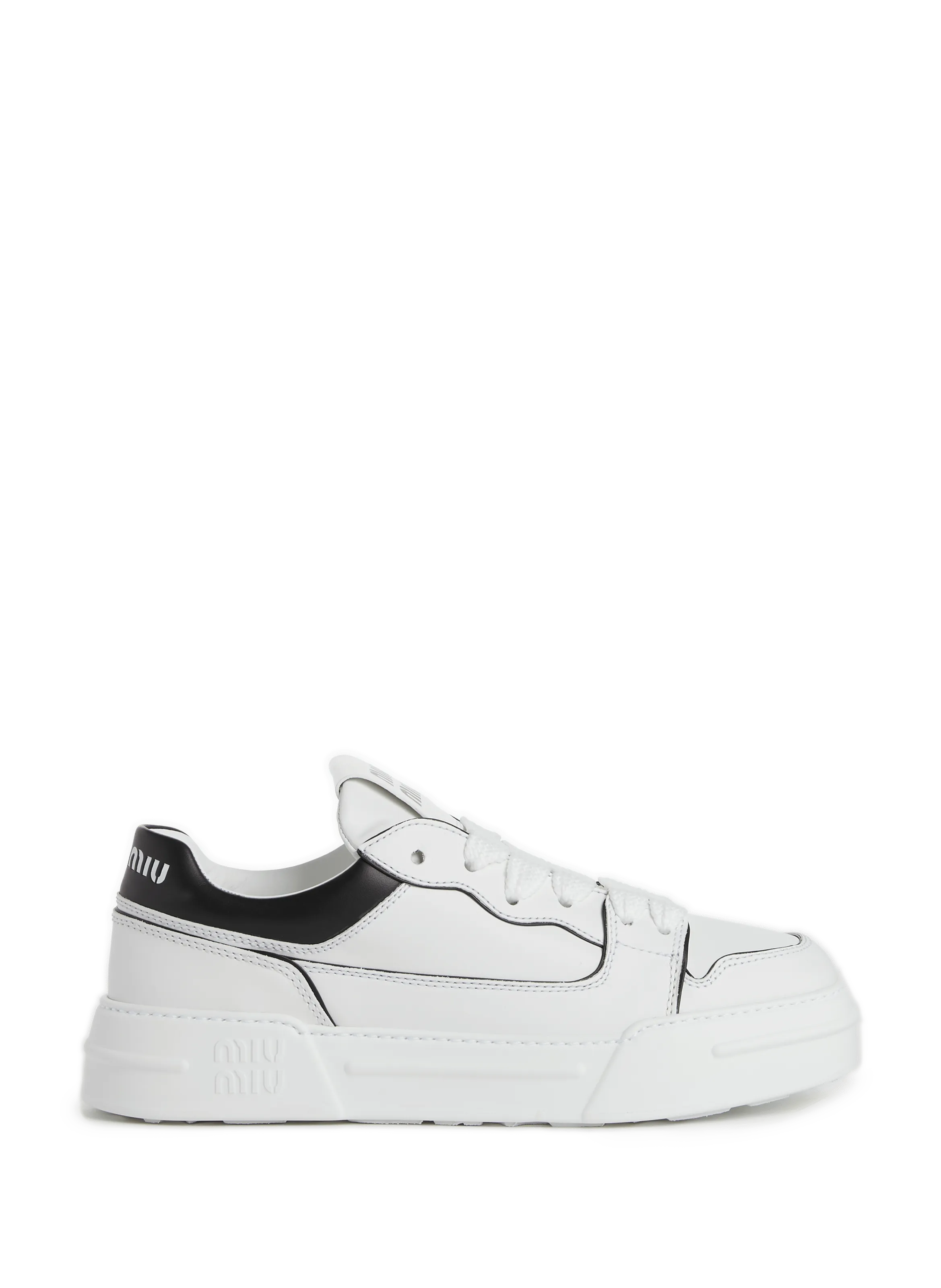 Miu miu  Platform sole sneakers - White