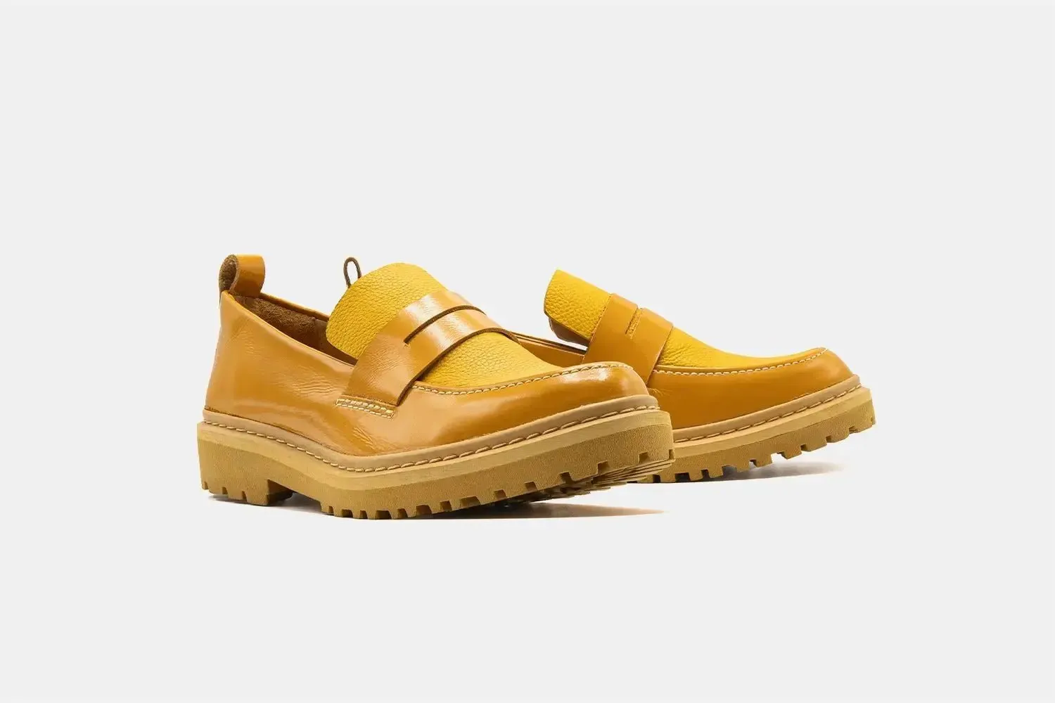 Women's Mustard Moccasin