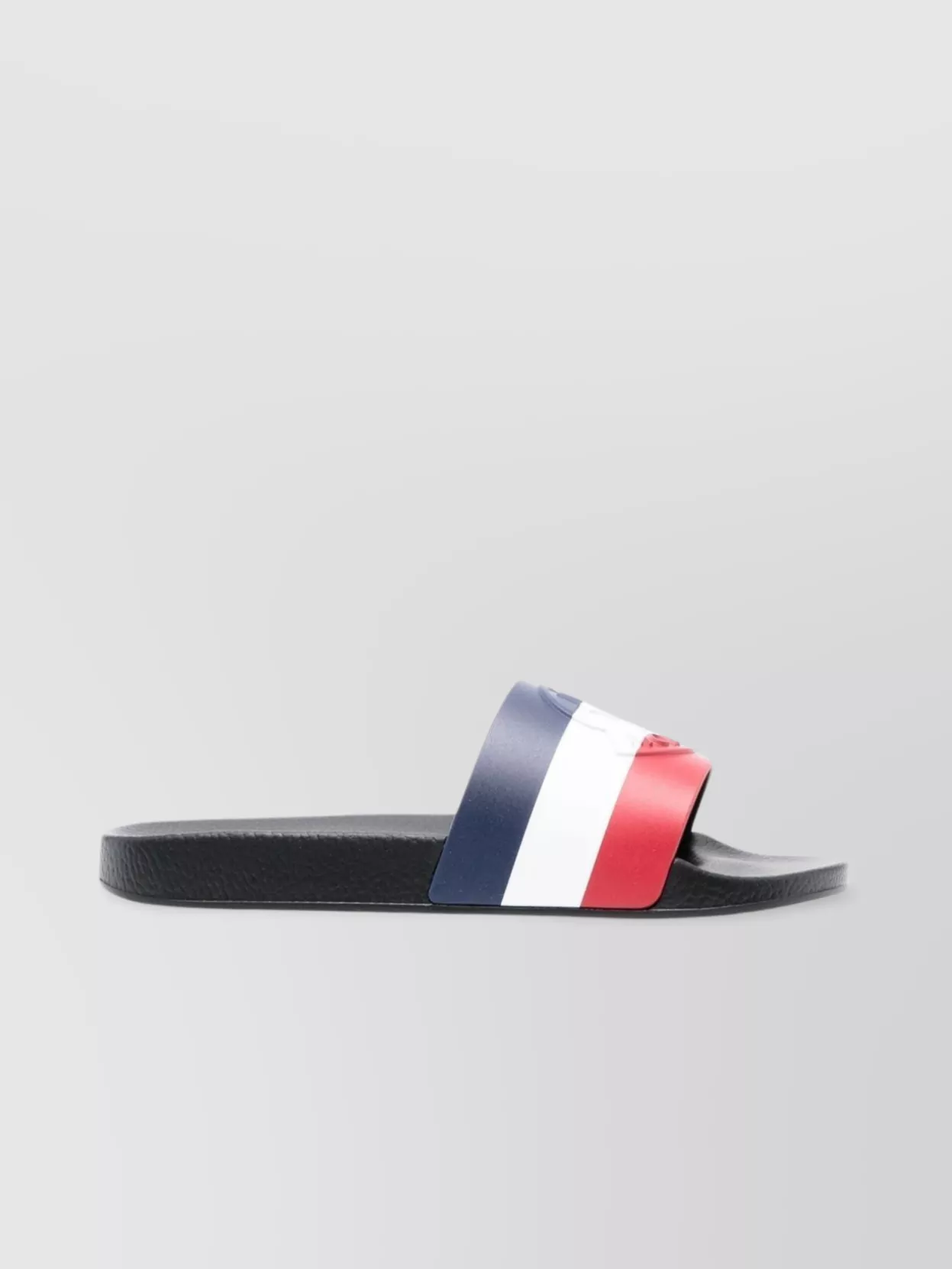 Moncler   Basile embossed logo pool slides