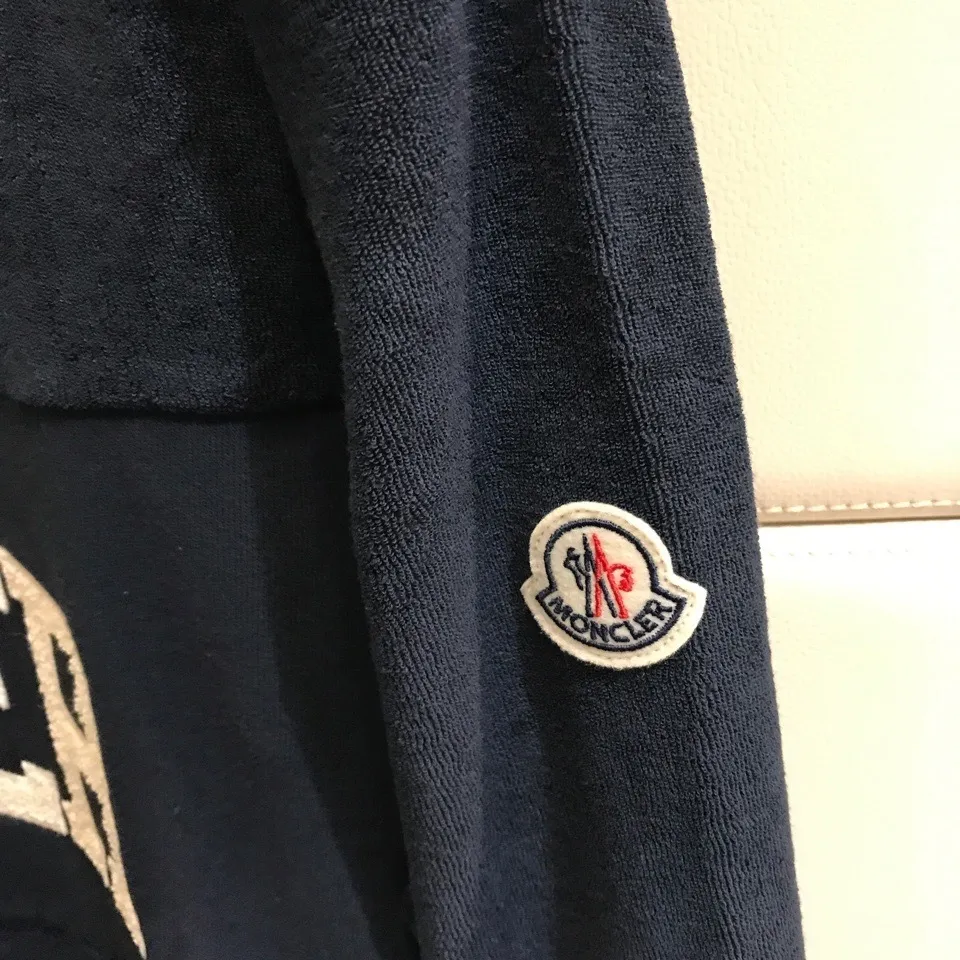 Moncler embroidered logo sweatshirt.