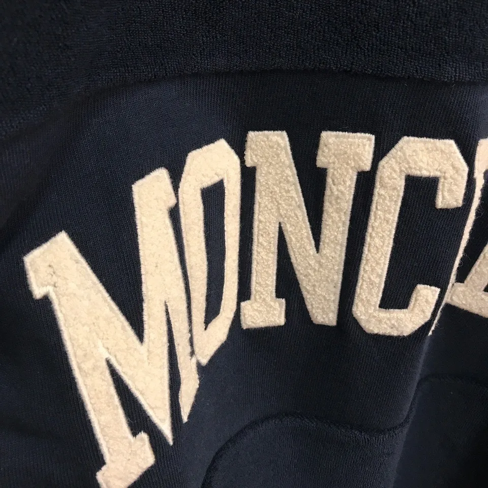 Moncler embroidered logo sweatshirt.