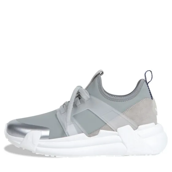 Grey Moncler Lunarove Neoprene Sneakers