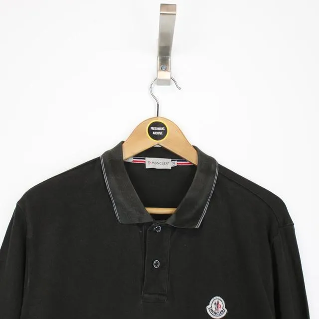 Moncler Maglia Manica Lunga Polo Shirt Large