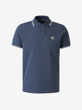 Moncler Polo Piqué Logo 