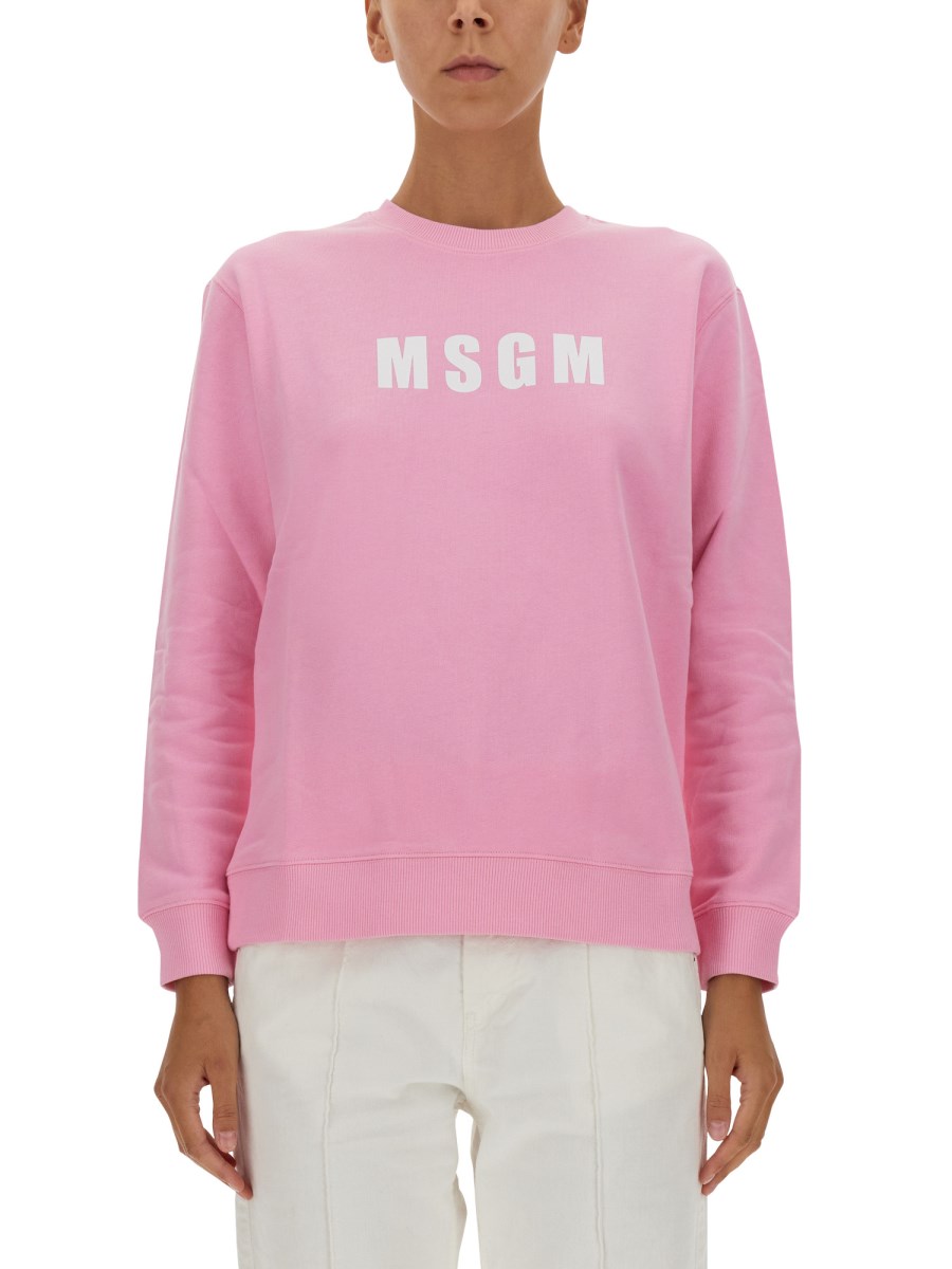 MSGM Sweatshirt Logo Print