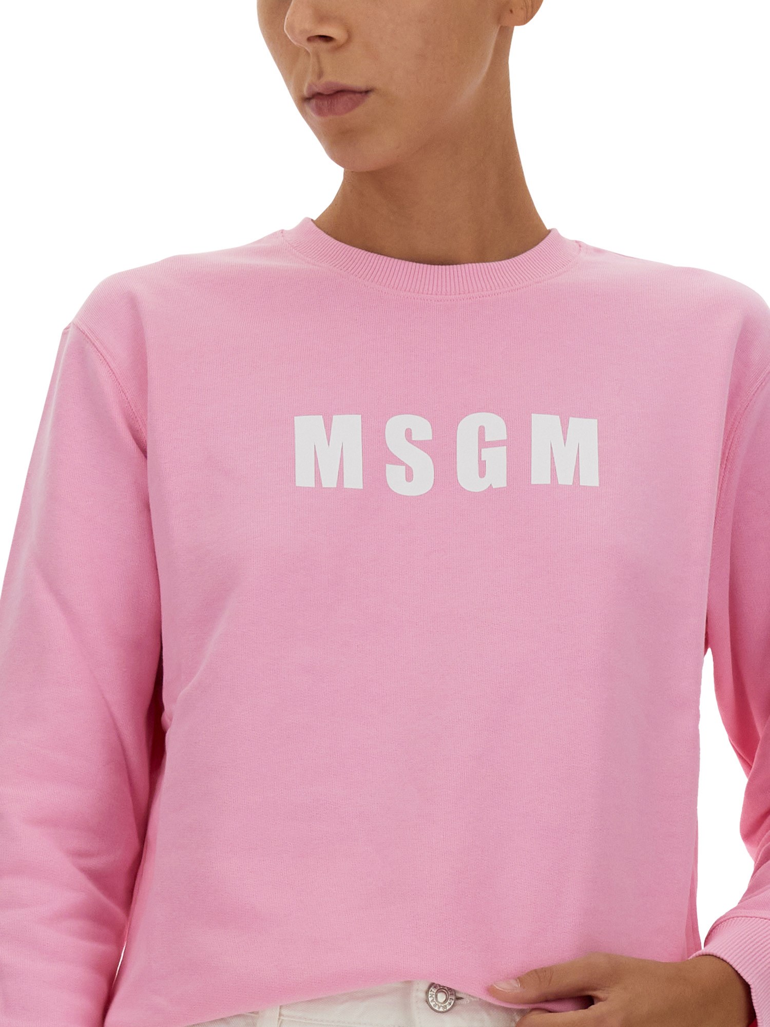 MSGM Sweatshirt Logo Print