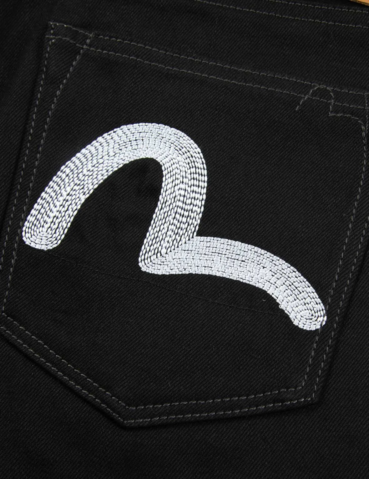 Multi-logo Embroidery Slim-Fit Jeans #2010