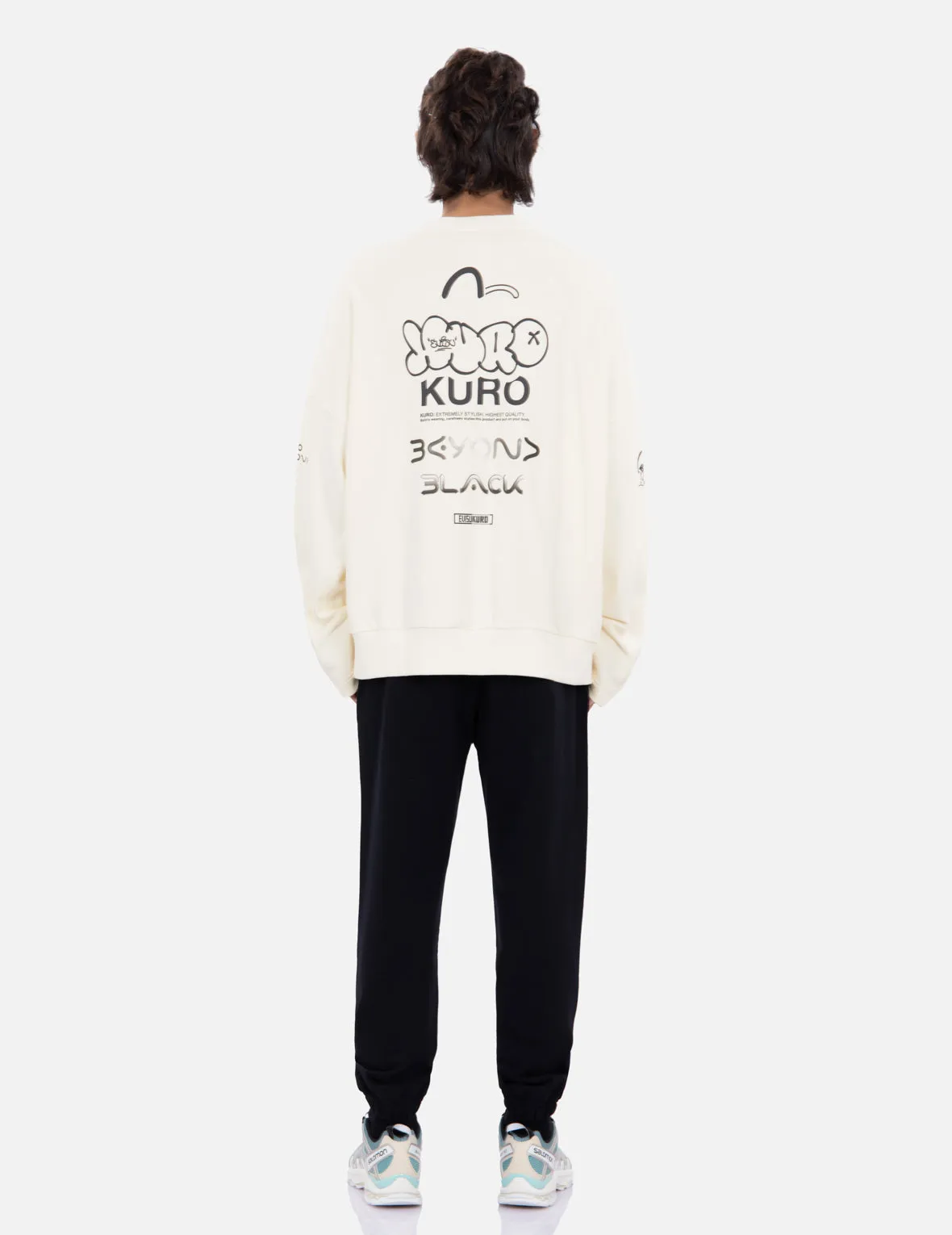 Multi Logo Print Sweatshirt