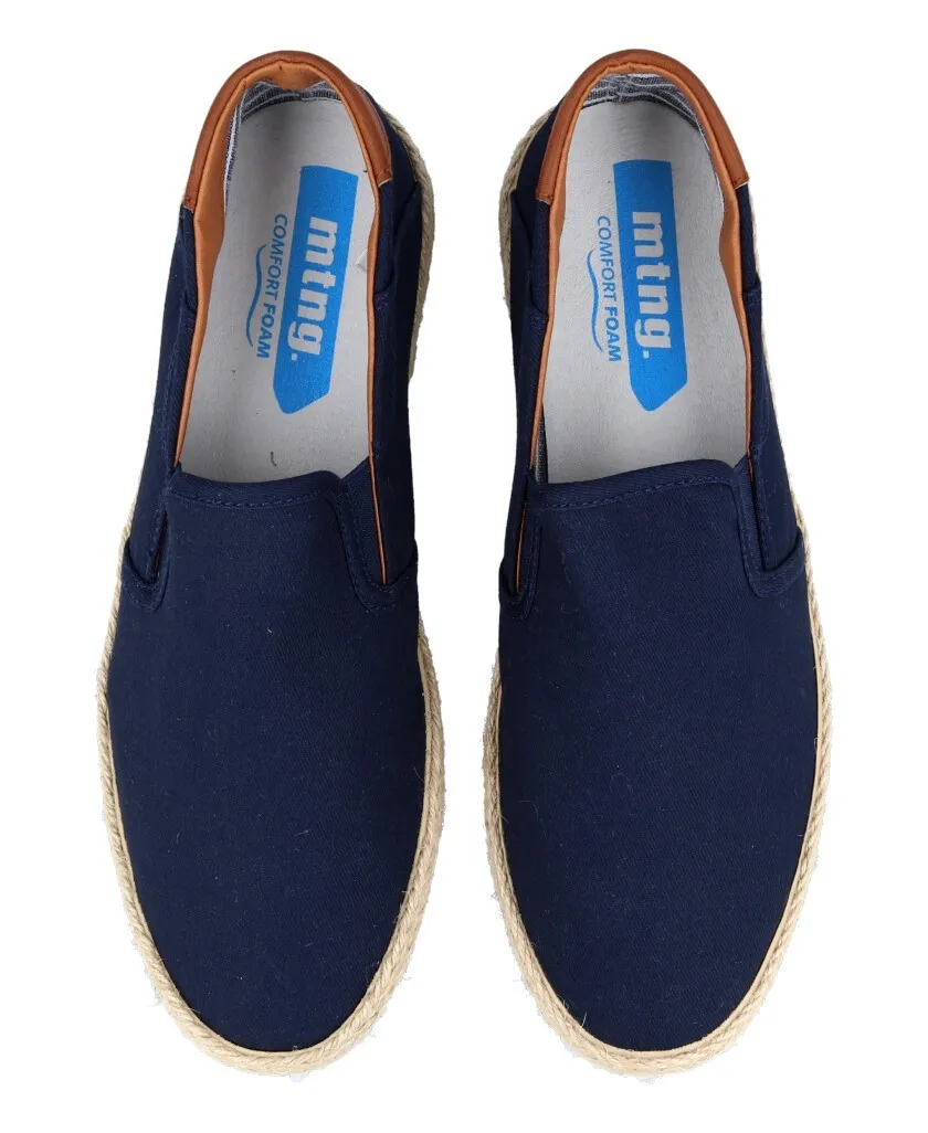 Mustang 84380 Blue espadrilles for men