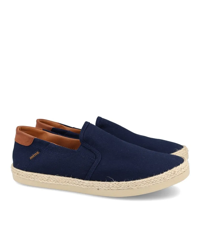 Mustang 84380 Blue espadrilles for men