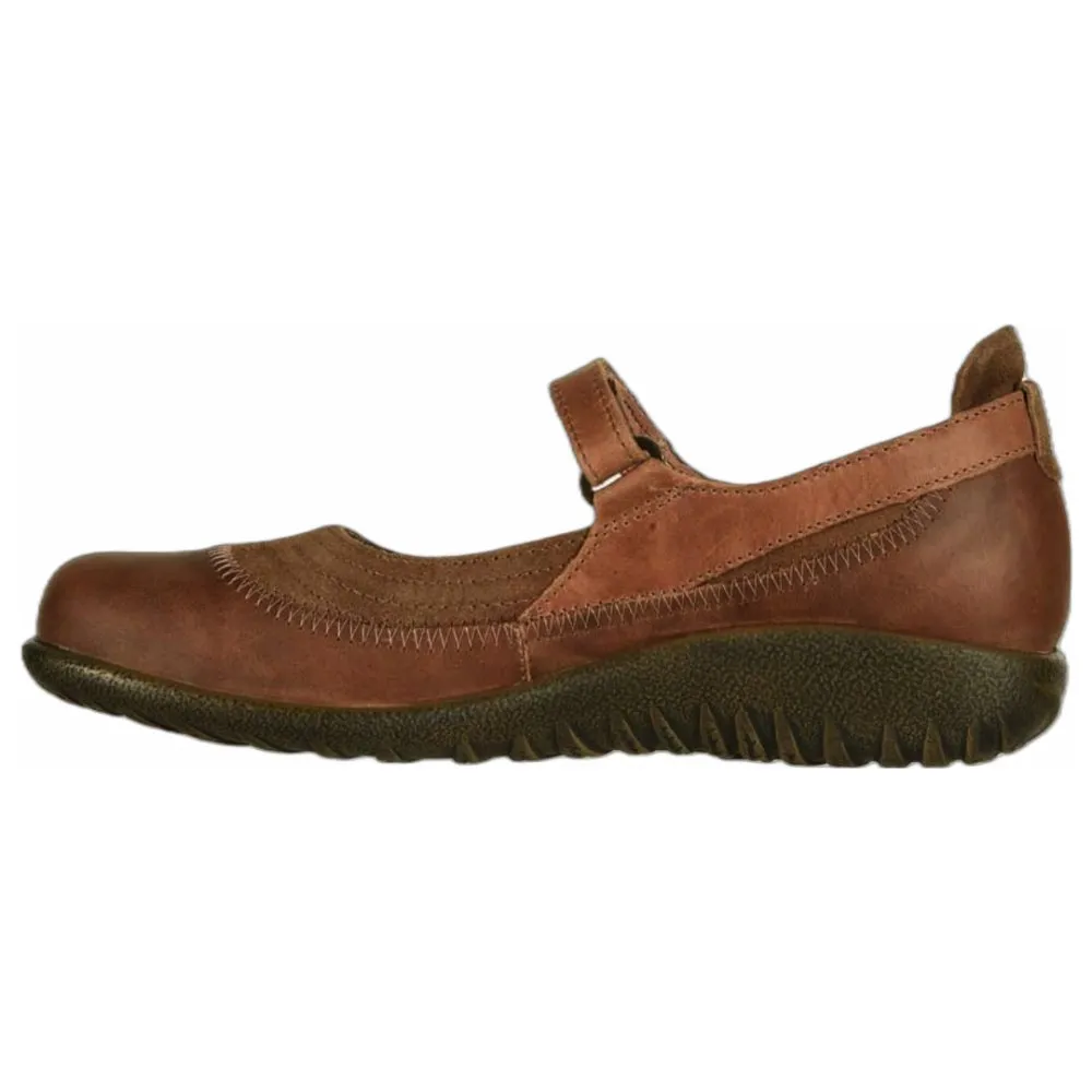 Naot Kirei Mary Jane Antique Brown Suede Women's