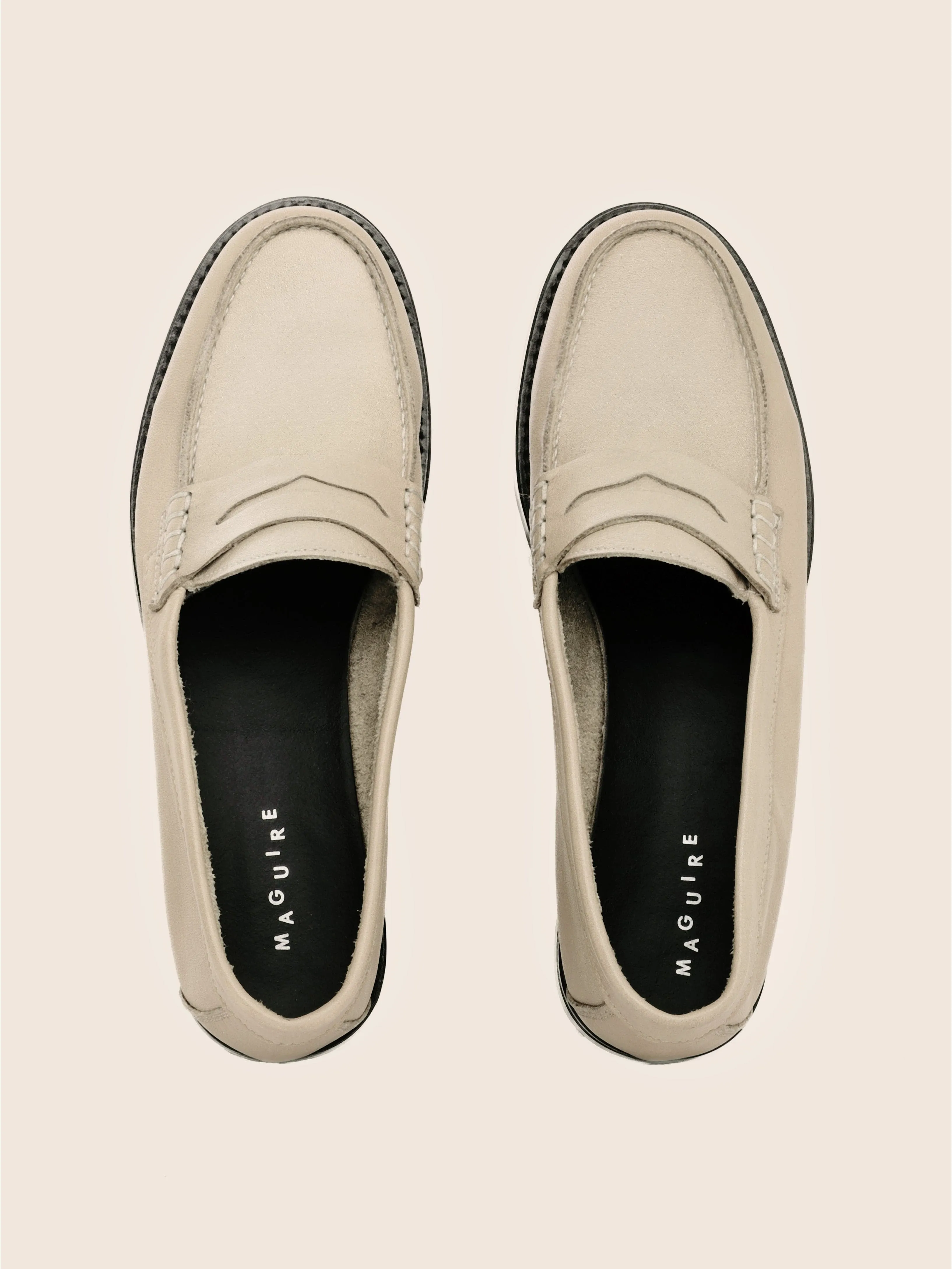 Cream Loafer from Napoli