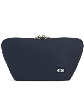 Navy and Pink Medium Makeup Bag