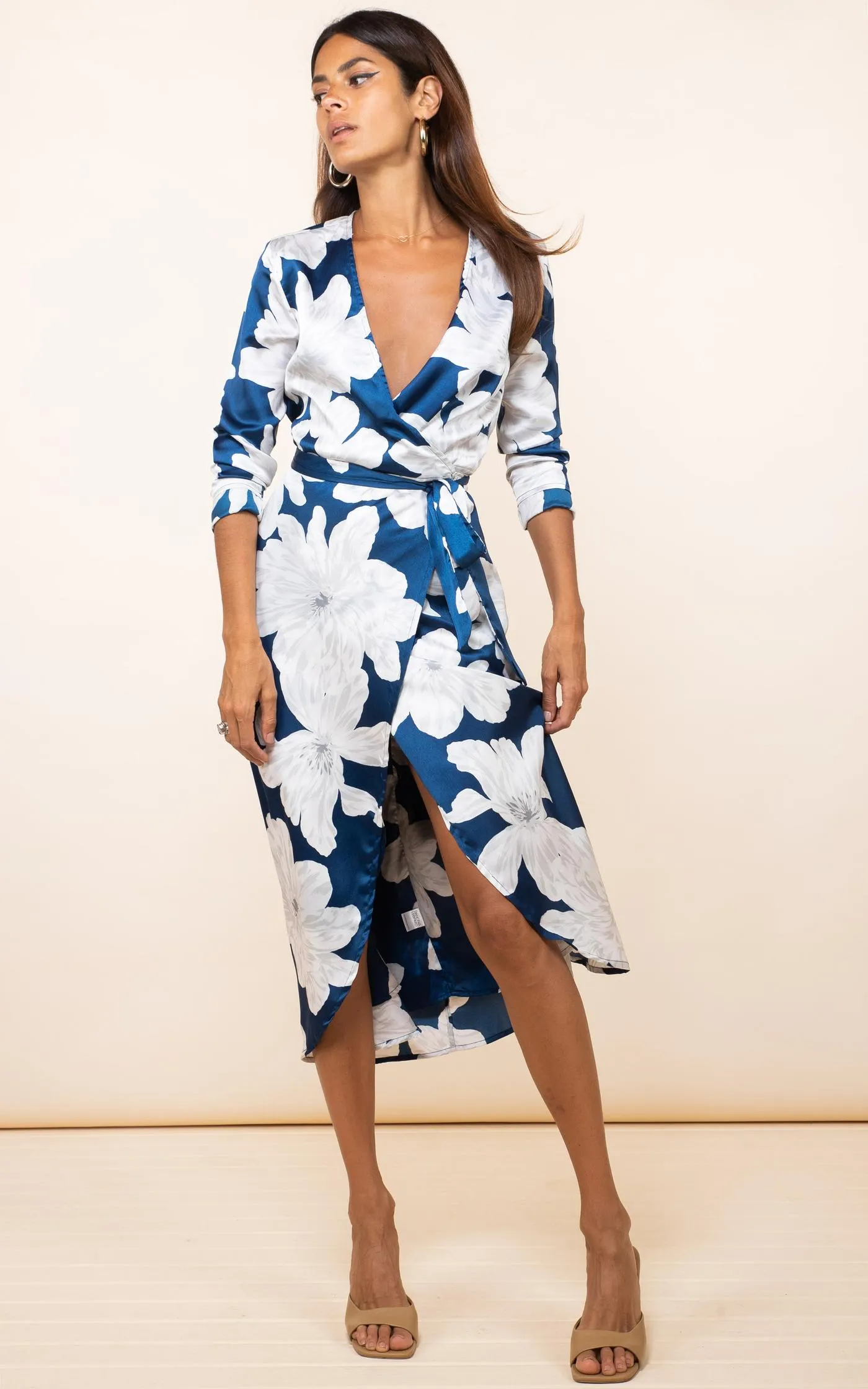 Navy Bloom Floral Yondal Dress