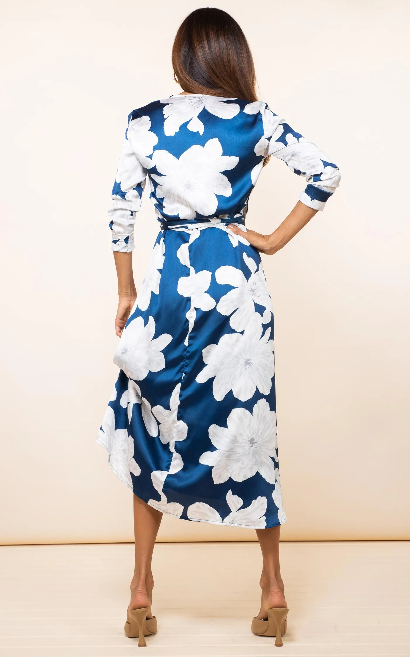 Navy Bloom Floral Yondal Dress