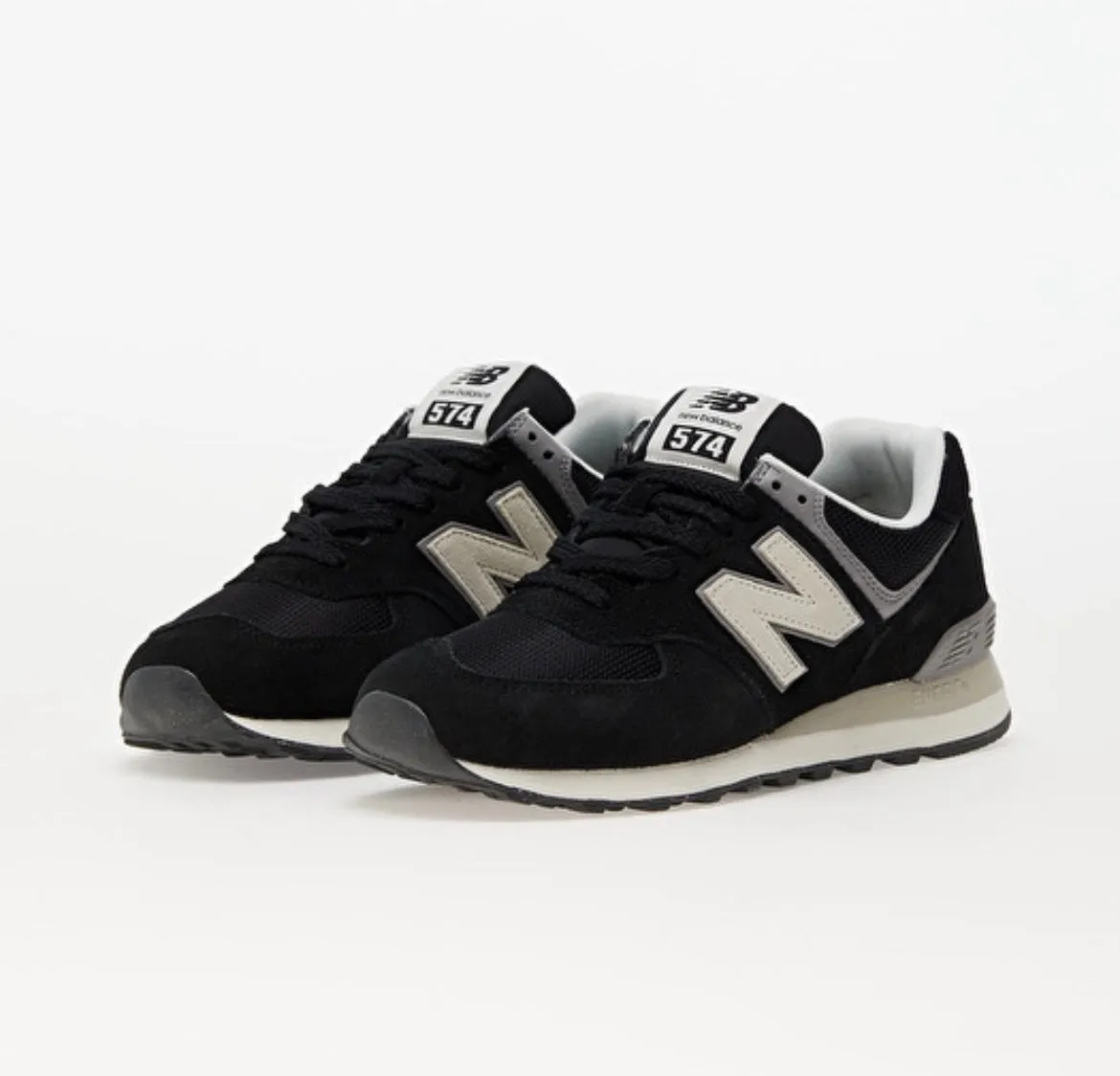 NEW BALANCE 574 TRAINERS - BLACK