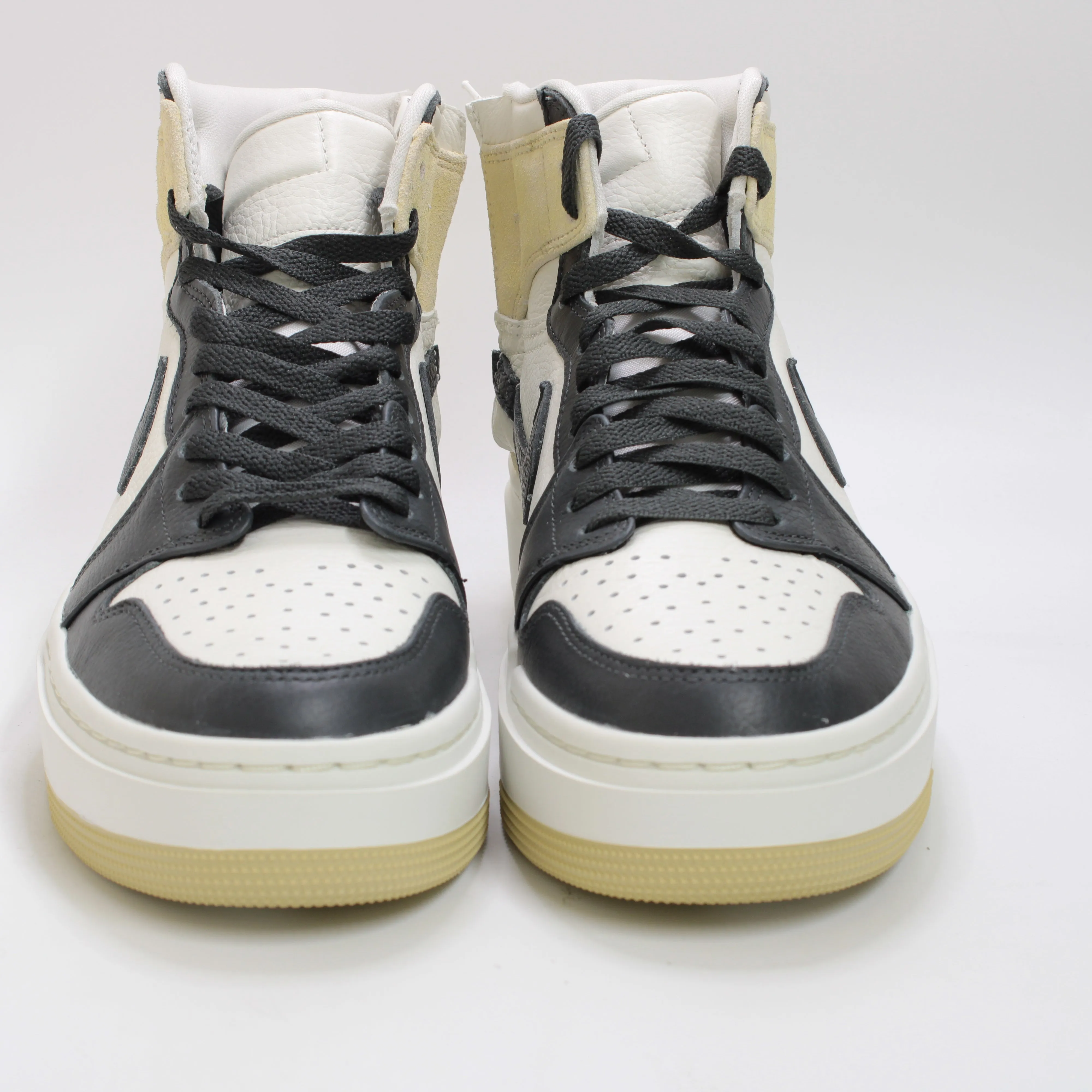 Nike Air Jordan 1 Elevate Hi Shoes Team Gold Dark Smoke Grey Sail