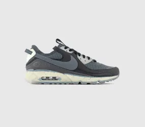 Nike Air Max Terrascape 90 Shoes Black Dark Grey Lime Ice Anthracite