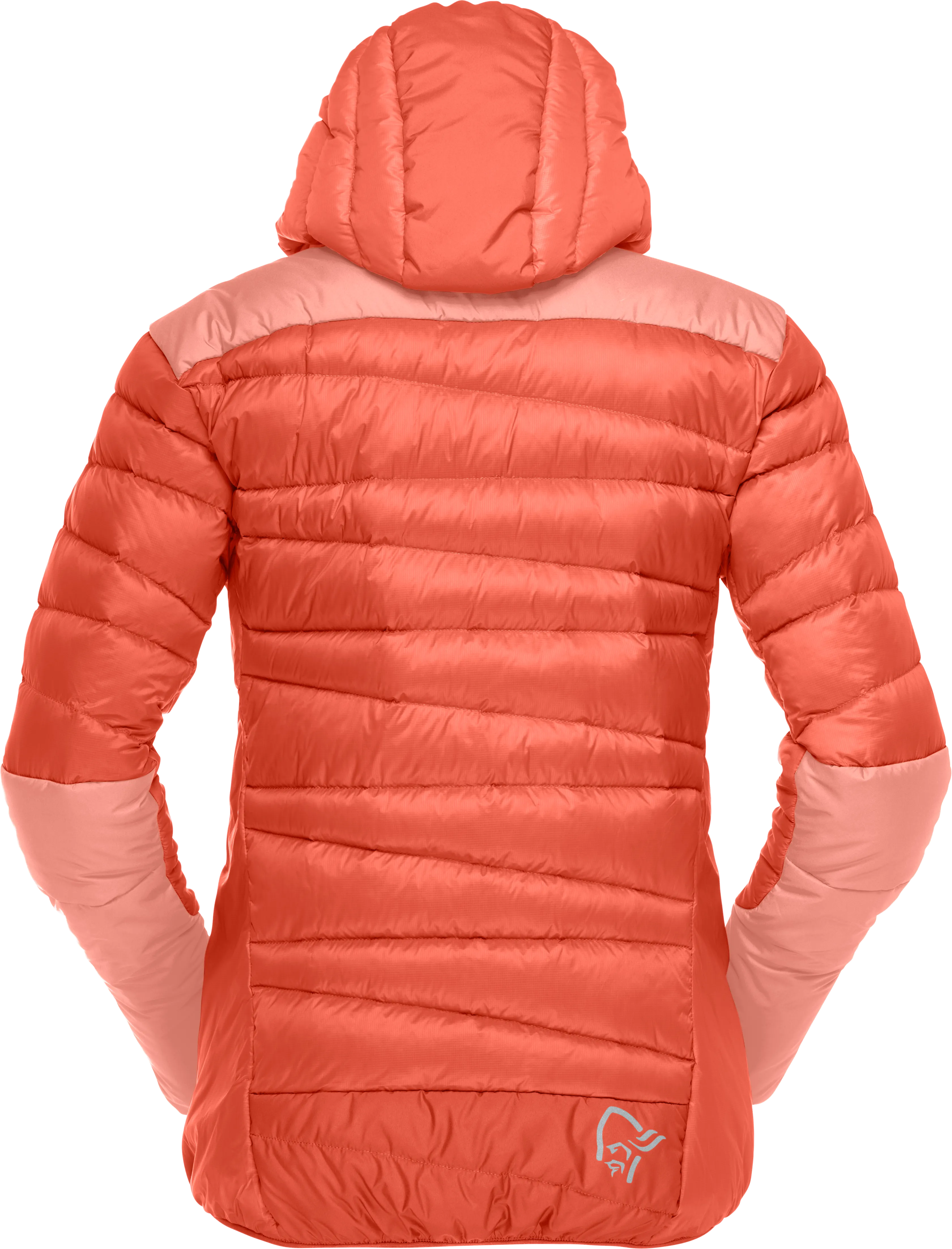 Norrøna Women's Falketind Down750 Hood Orange Alert/Peach Amber | Buy Norrøna Women's Falketind Down750 Hood Orange Al