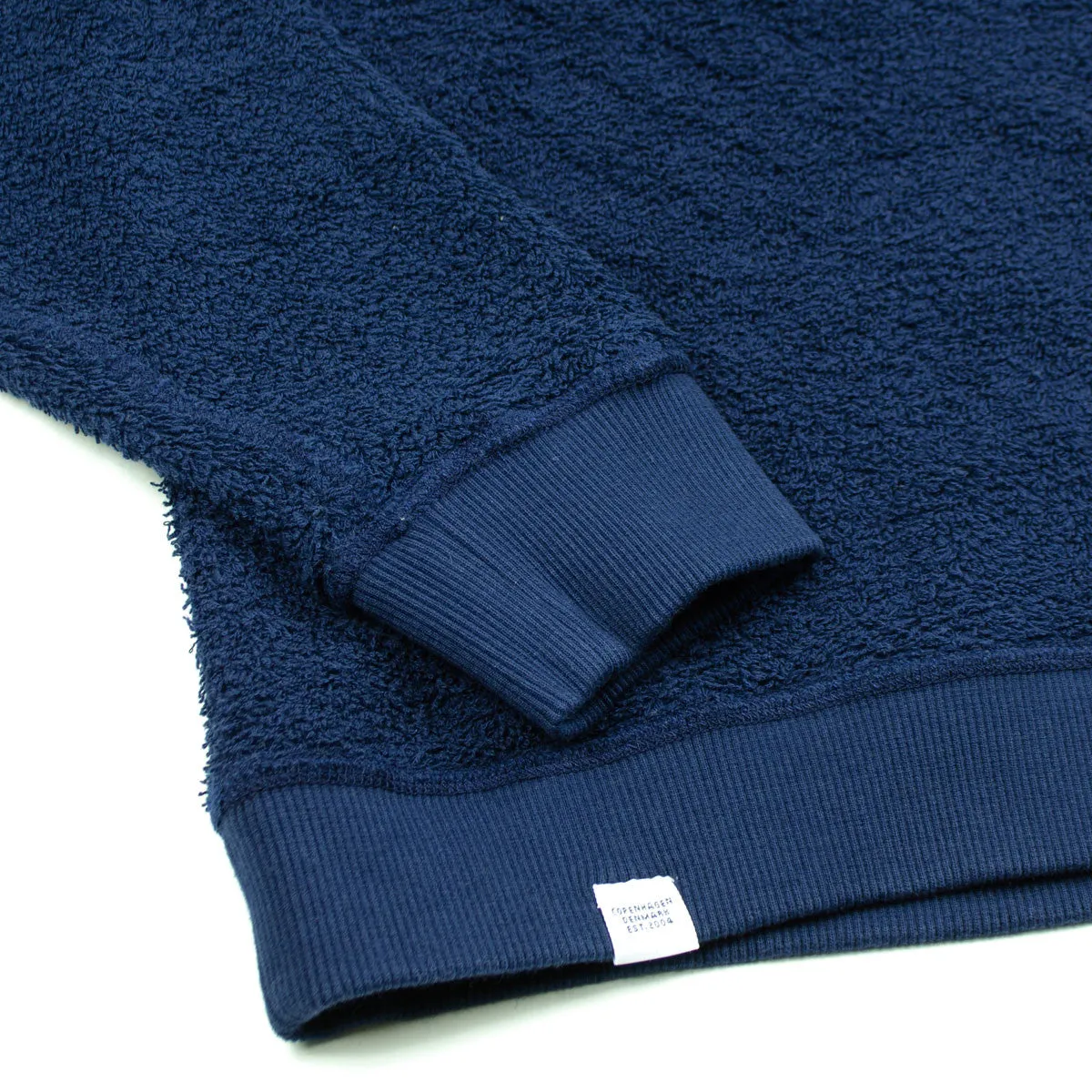 Norse Projects Vagn Japanese Cotton Navy Reversible Sweatshirt