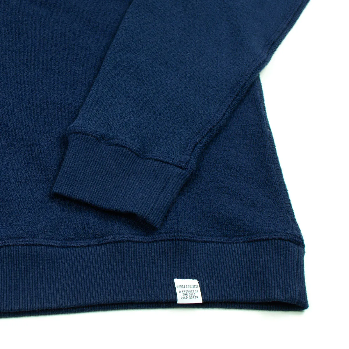 Norse Projects Vagn Japanese Cotton Navy Reversible Sweatshirt